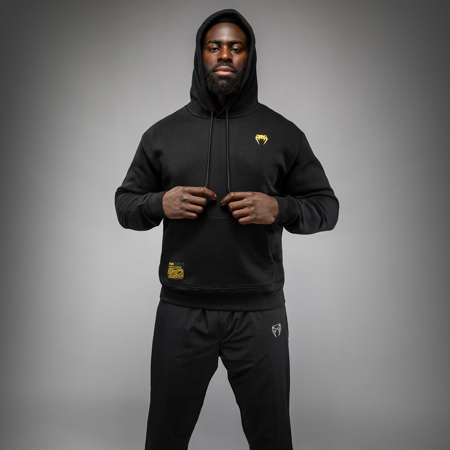Venum Serpenti Sudadera con Capucha – Negro/Plateado/Dorado
