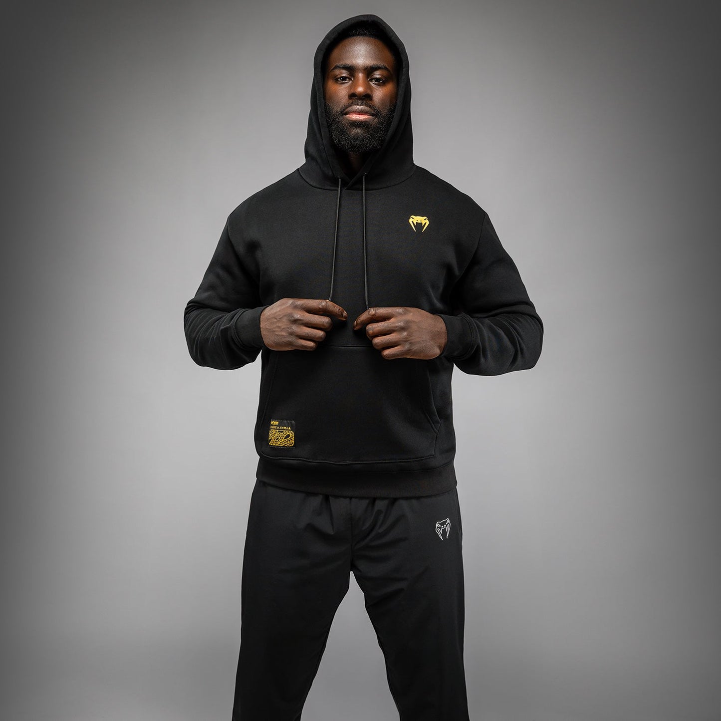 Venum Serpenti Sudadera con Capucha – Negro/Plateado/Dorado