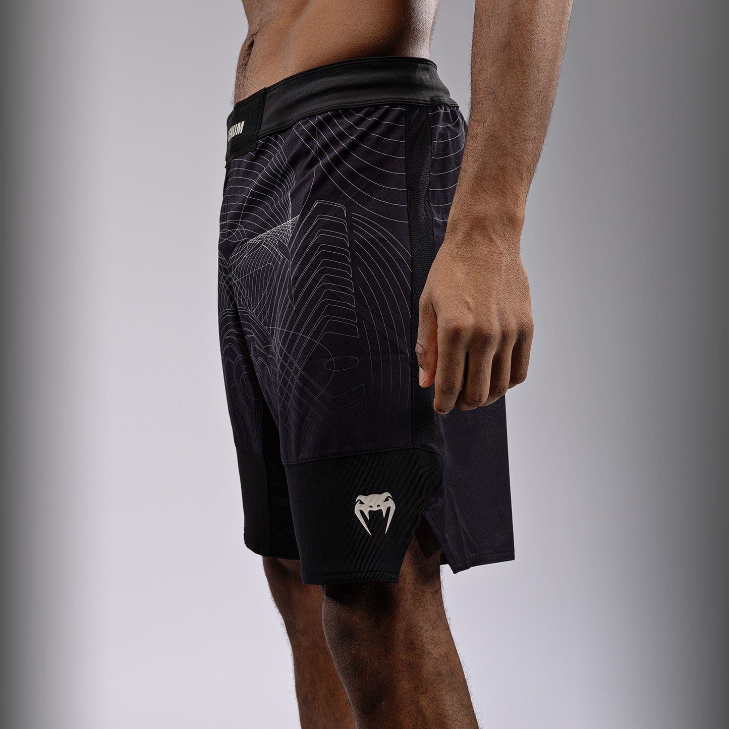 Venum G-Fit Air Pantalones de Lucha para Hombre - Negro Profundo/Arena del desierto