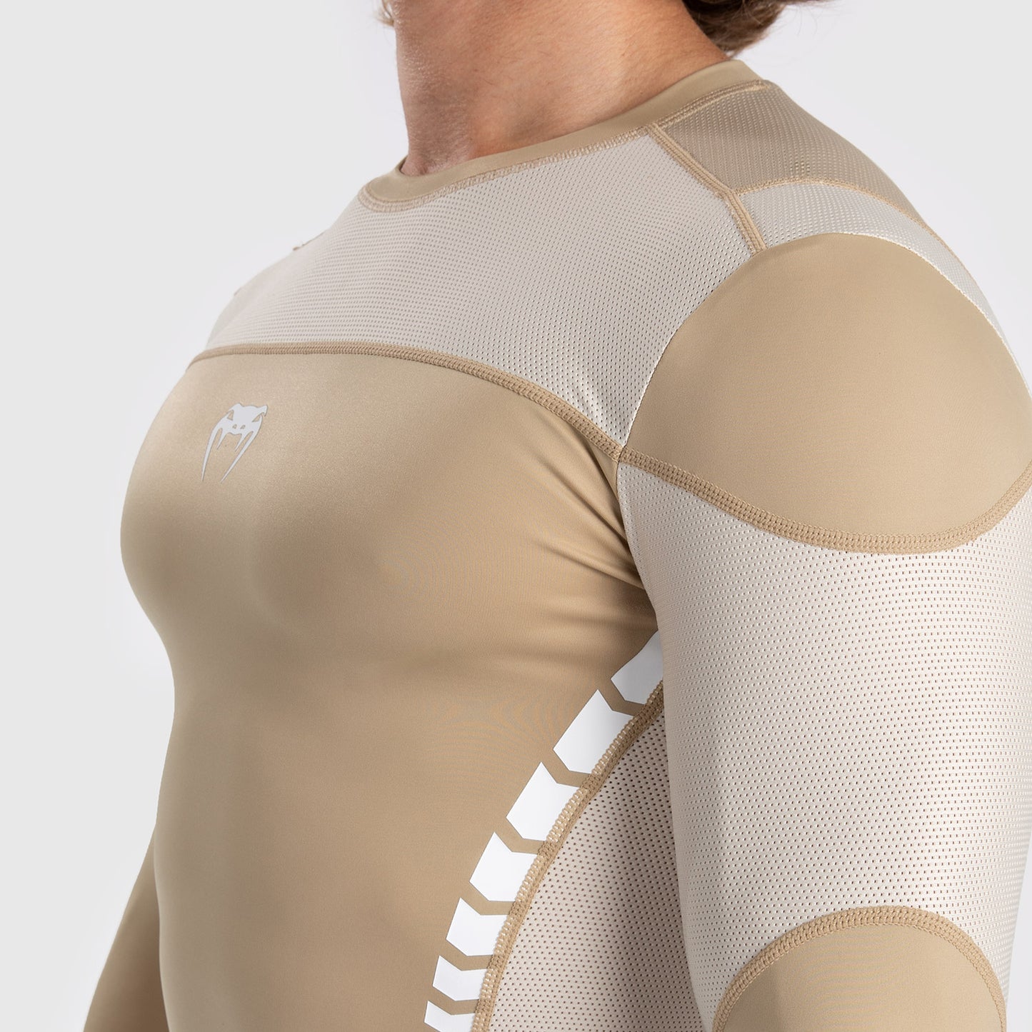 Venum Tempest Rashguard De Manga Larga para Hombre - Beige/Arena
