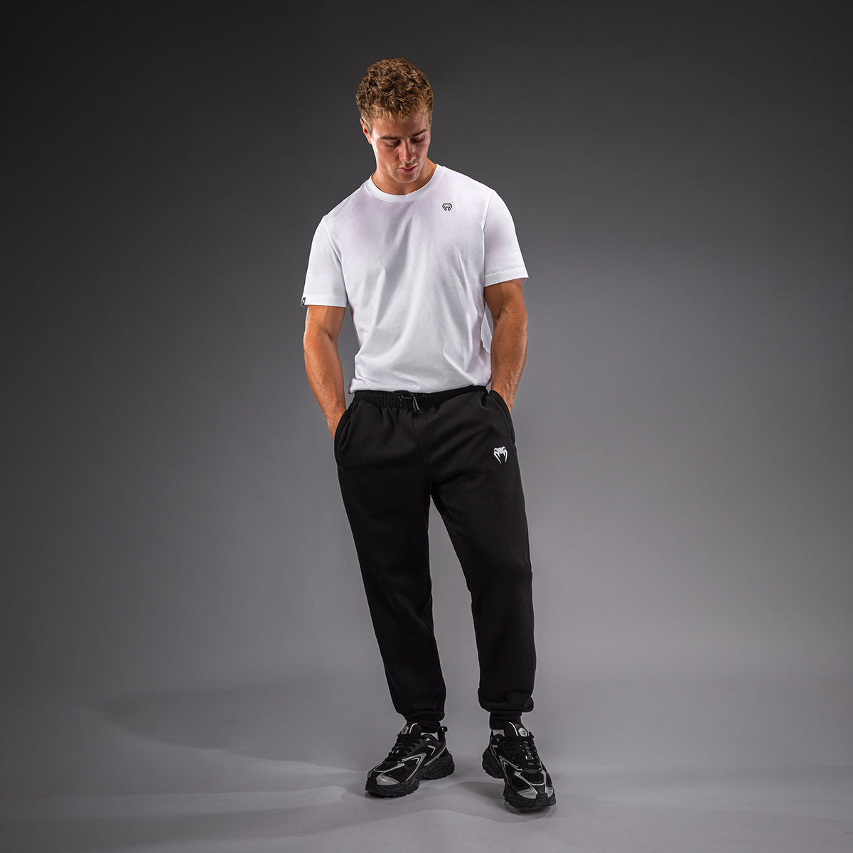 Venum Attack Fleece & Weave Pantalón de chándal - Negro