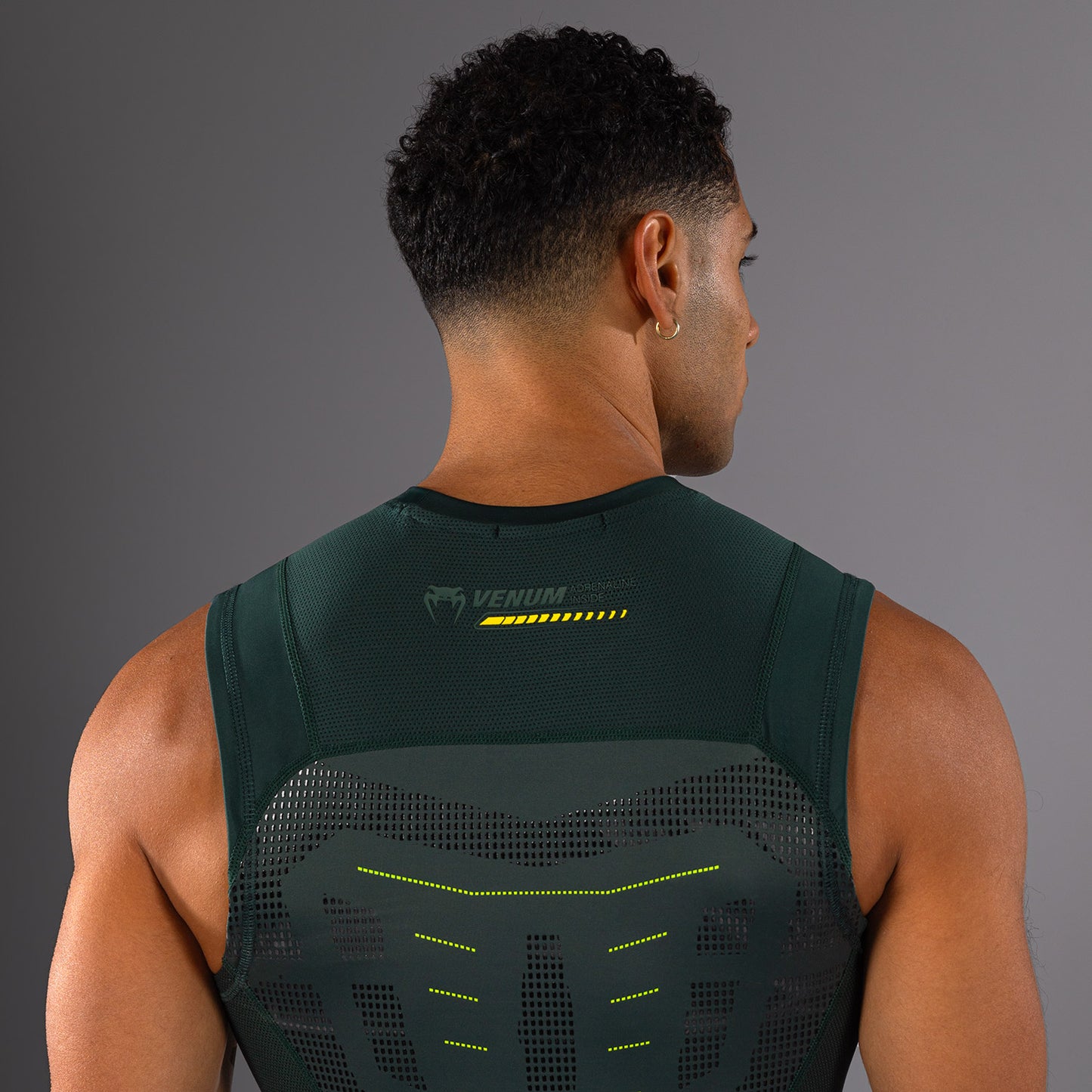 Venum Technical 3.0 Camiseta Sin Mangas Rashguard - Verde Bosque