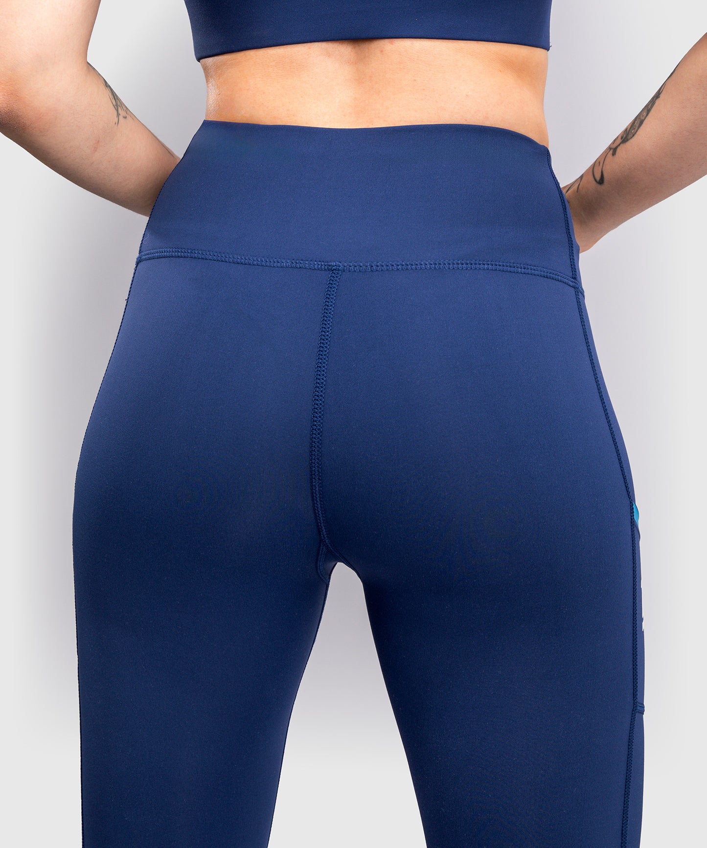 Venum x Top Rank Original Leggings 7/8 para Mujer - Azul Marino