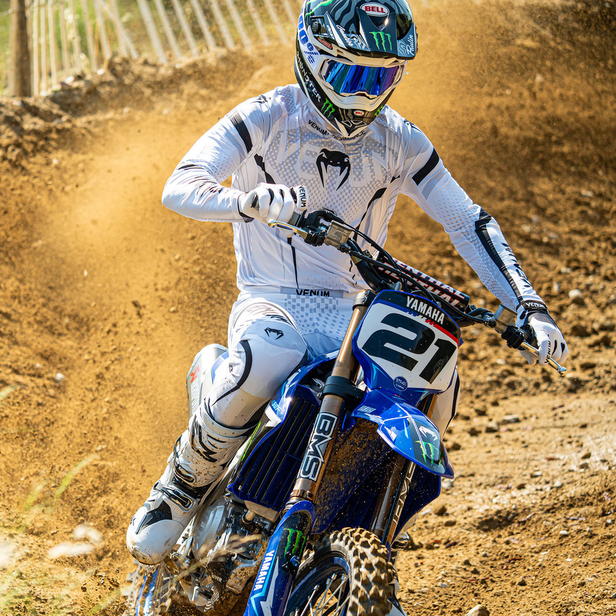 Venum MX Challenger Pantalón de Motorsports - Blanco