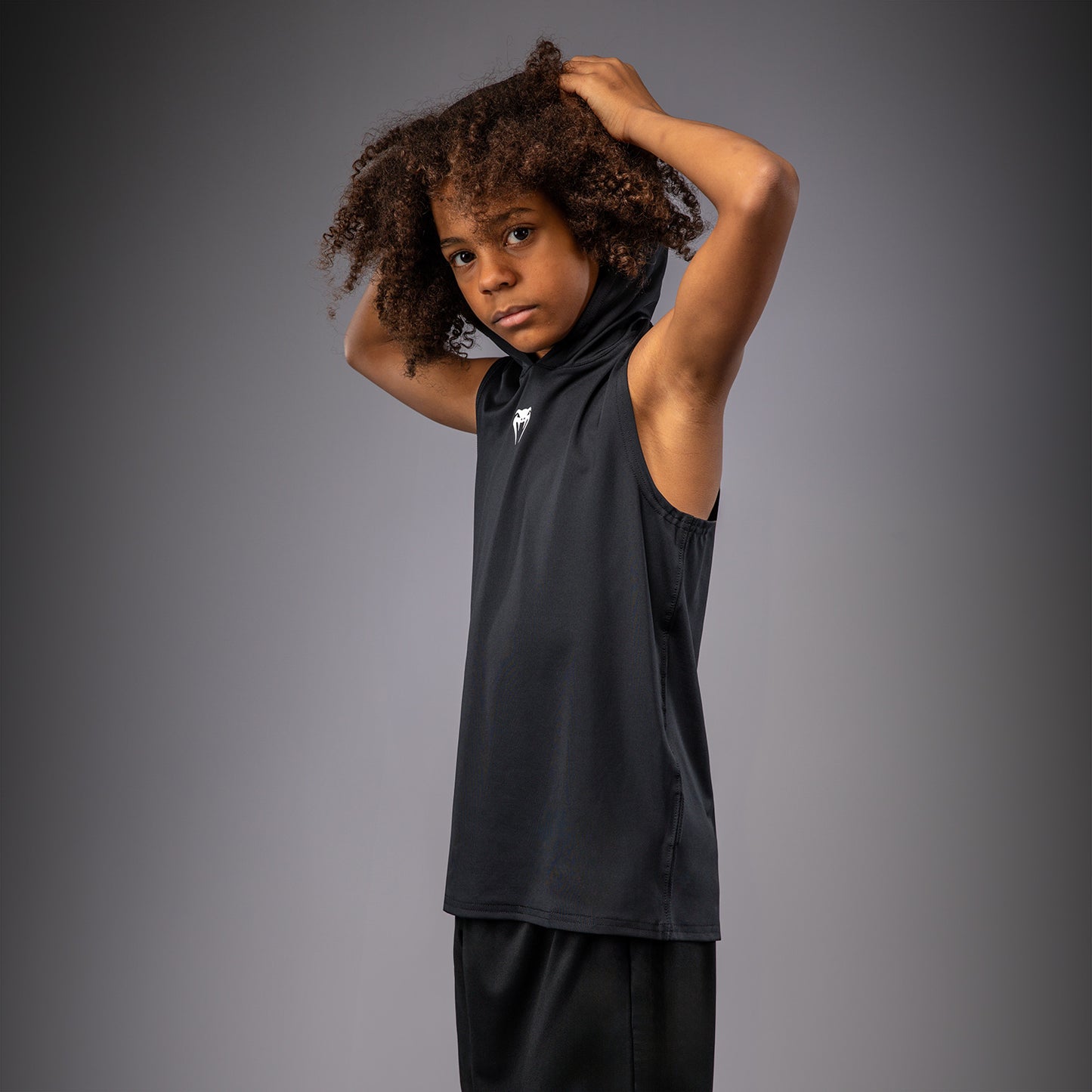 Venum Elite Sudadera Dry-Tech Sin Mangas Para Niños - Negro