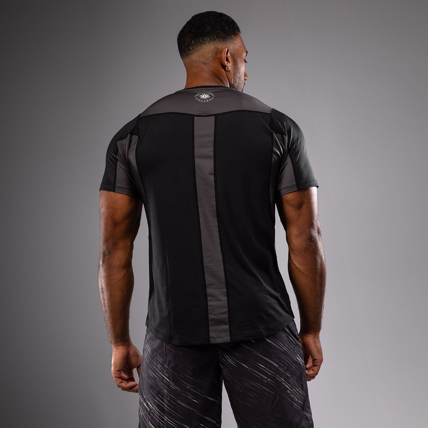 Venum Rapid Camiseta Dry-Tech - Negro/Gris Tormenta