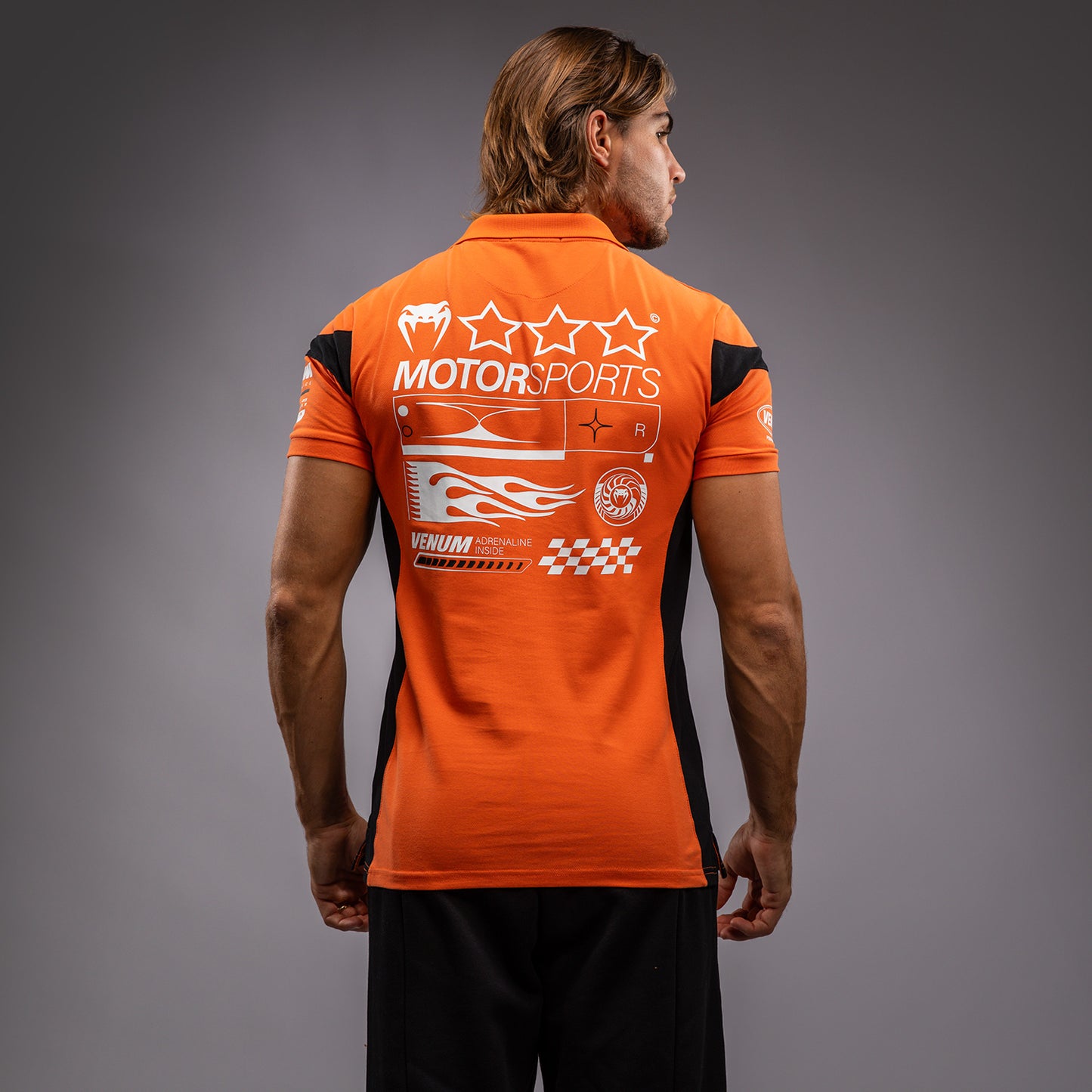 Venum Motorsport Polo de Algodón - Mandarina