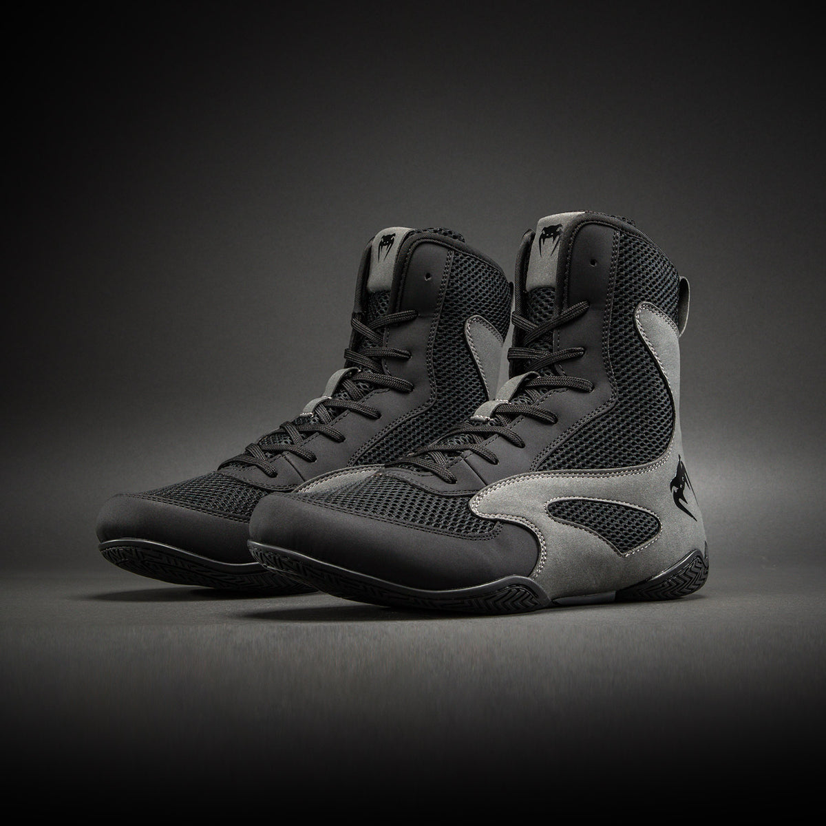 Venum Contender Zapatillas de boxeo - Negro/Gris
