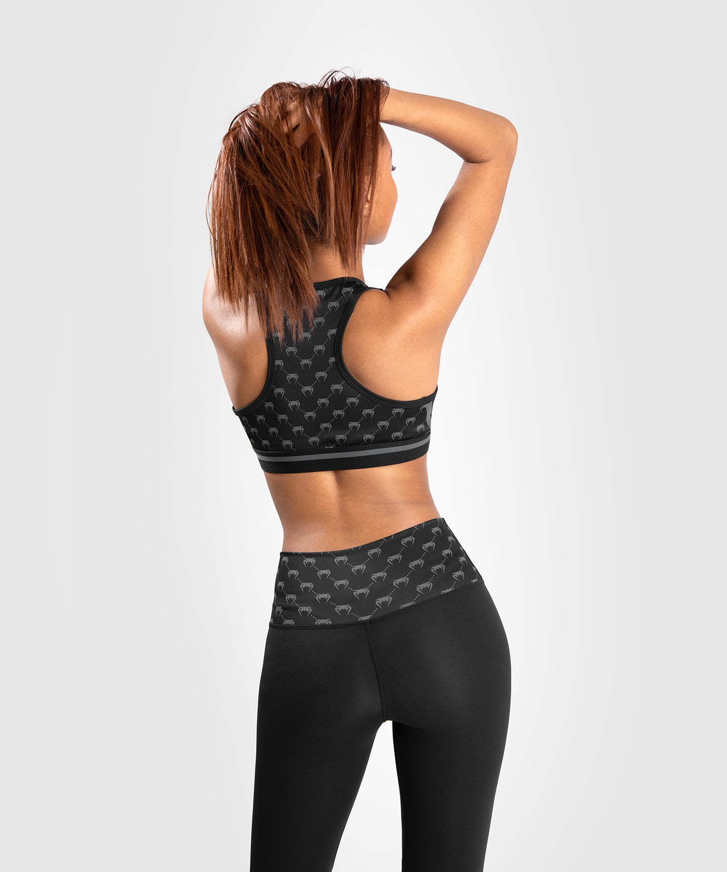 Leggings Venum Monogram – Negro//Oro Rosa