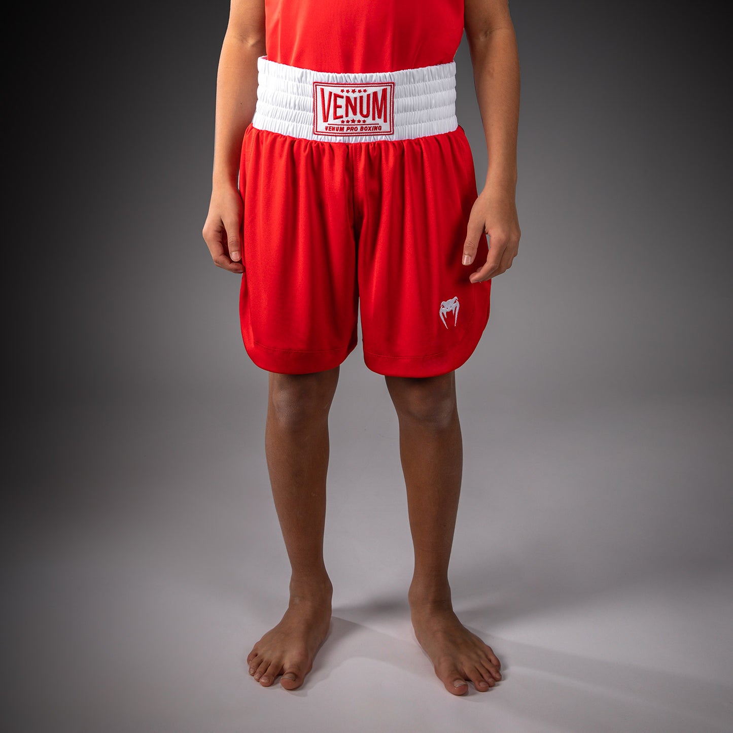 Venum Classic Short de Boxeo Para Niños – Rojo Fuego