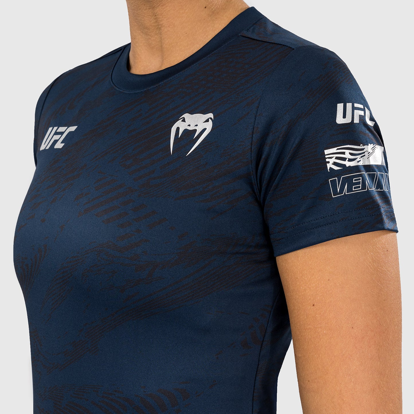 UFC Fusion by Venum Fight Week Camiseta Dry-Tech para Mujer - Azul oceánico