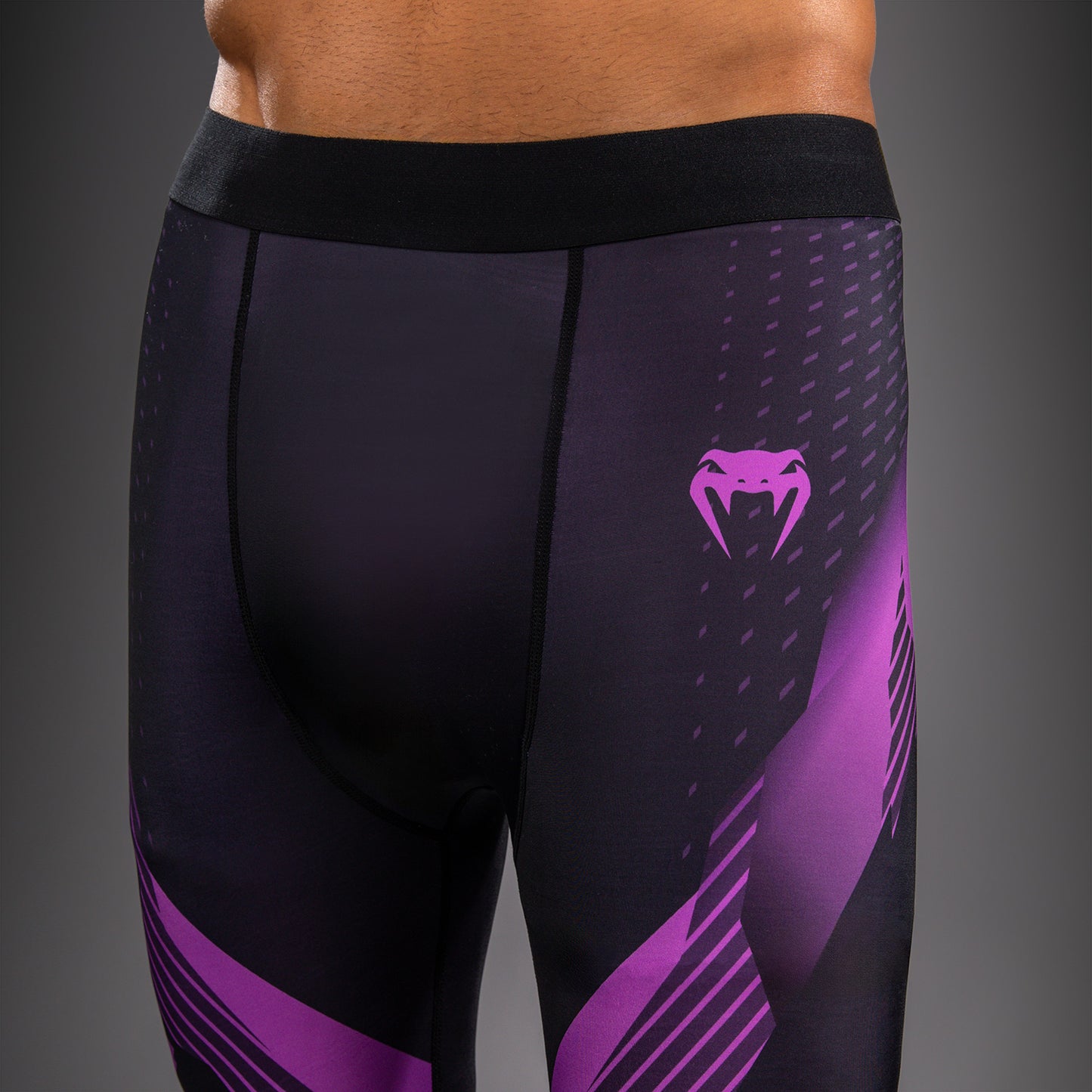Venum No-Gi 6.0 Spats - Negro/Morado
