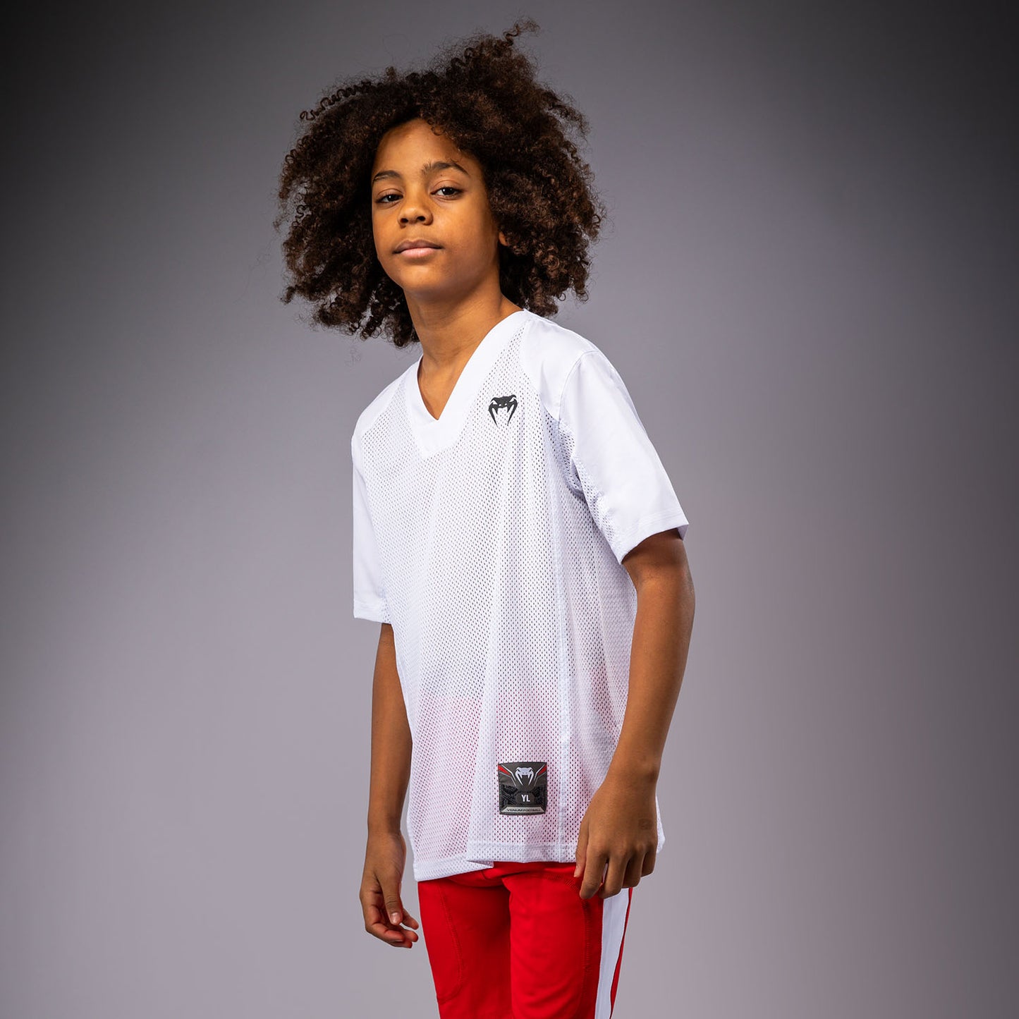 Venum Elite Football Camiseta de Fútbol Manga Corta Para Niños - Blanco