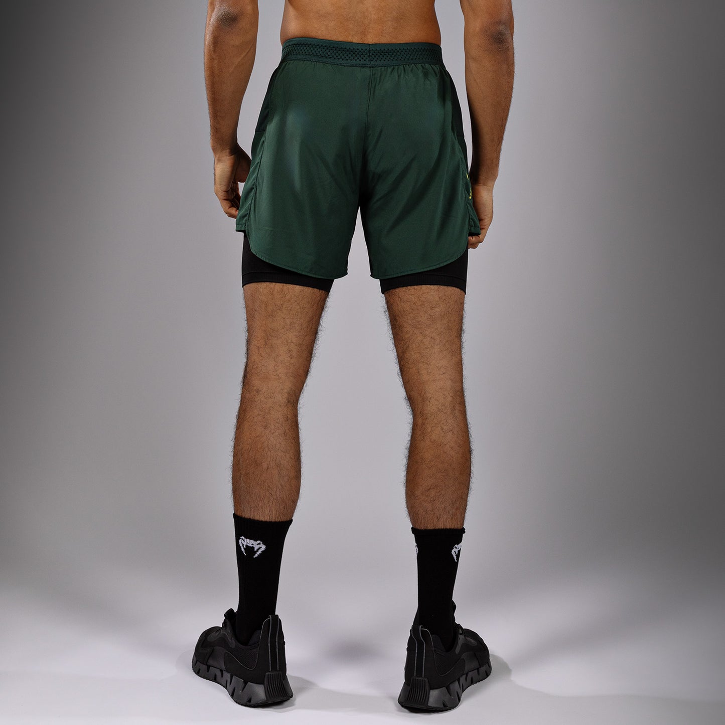 Venum Technical 3.0 Pantalones Cortos de Entrenamiento - Verde Bosque