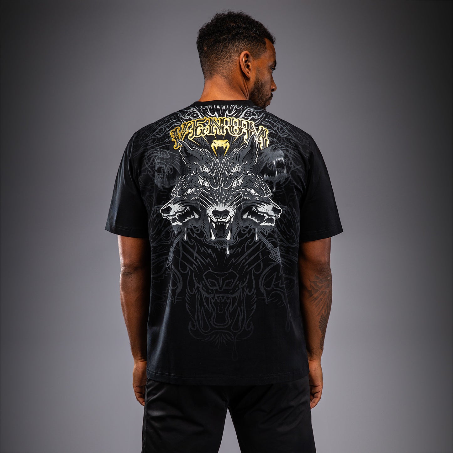Venum Wolf Atak Camiseta – Negro/Gris