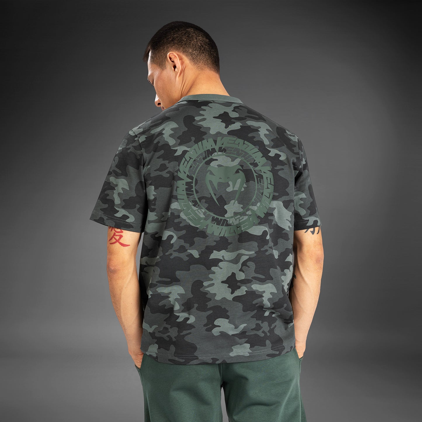 Venum Vortex XL Camiseta para Hombre - Camuflaje Caqui