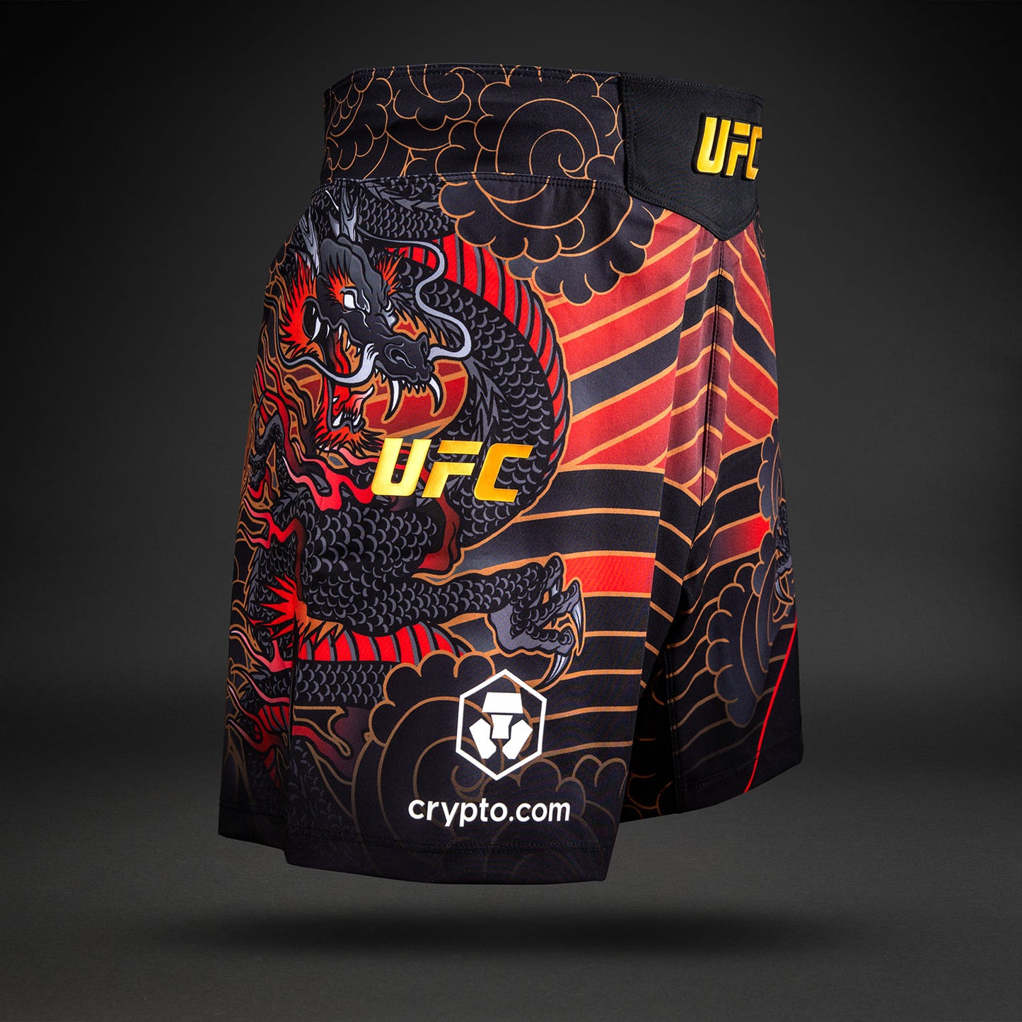 UFC Unrivaled by Venum Pantalón corto de lucha Alexandre Pantoja para hombre - Rojo