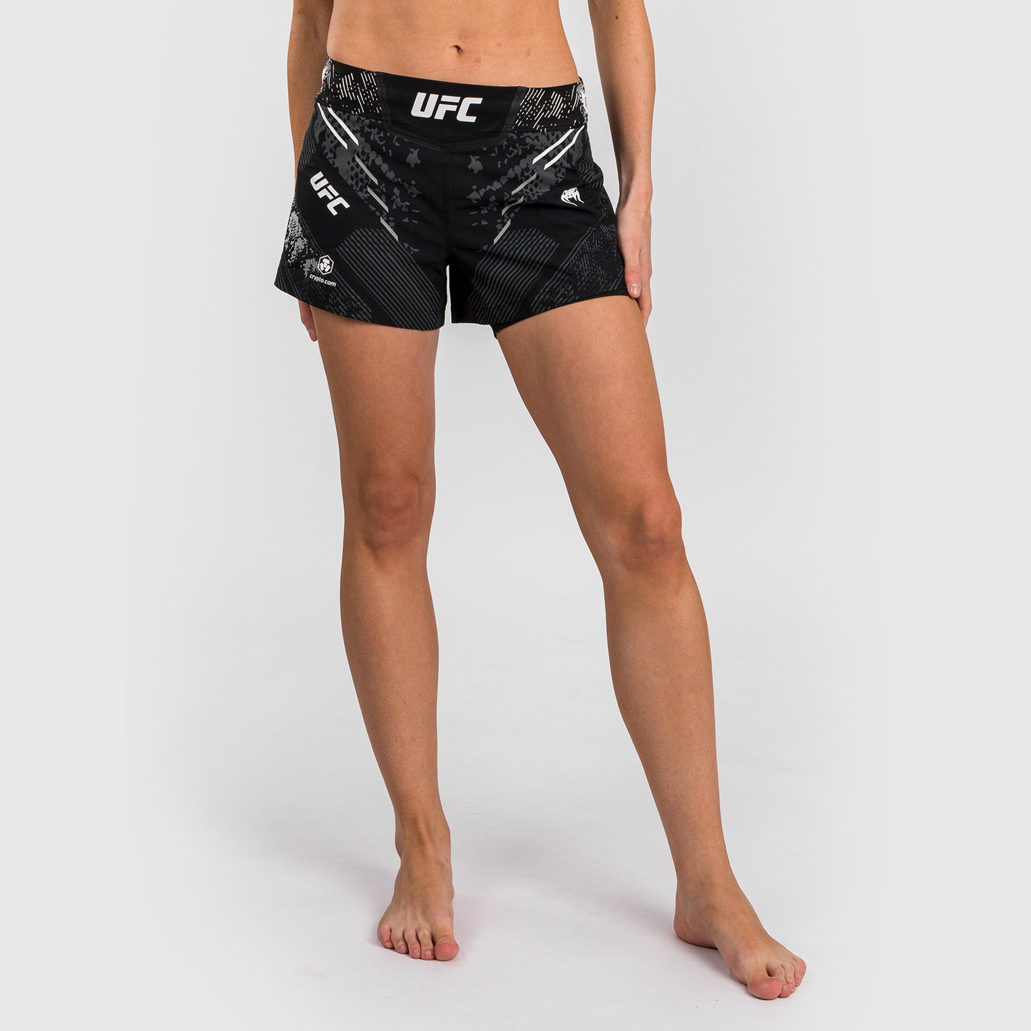 Pantalón corto de mujer UFC Adrenaline by Venum Personalized Authentic Fight Night - Negro