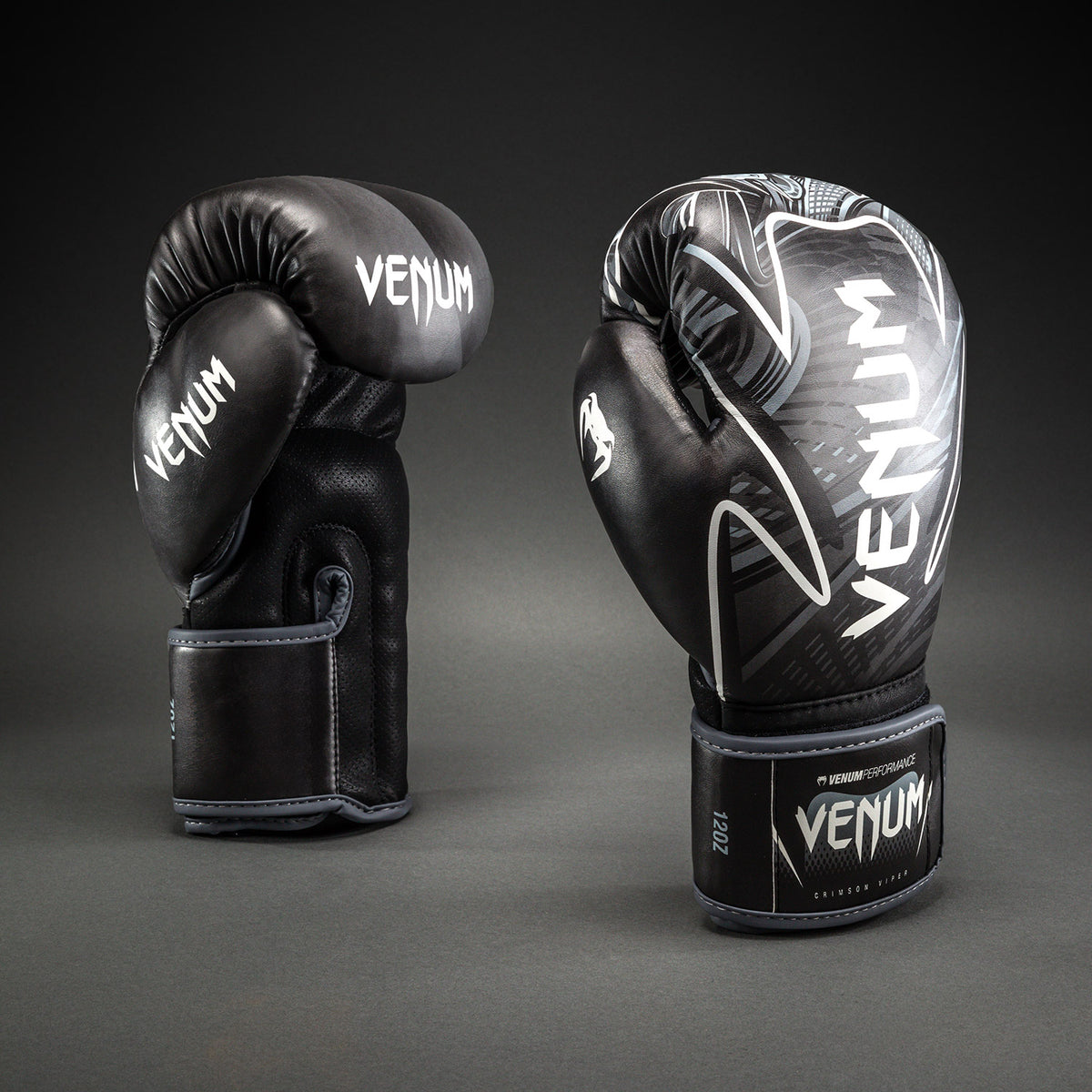 Venum Crimson Viper 2.0 Impact Guantes de boxeo - Negro/Gris