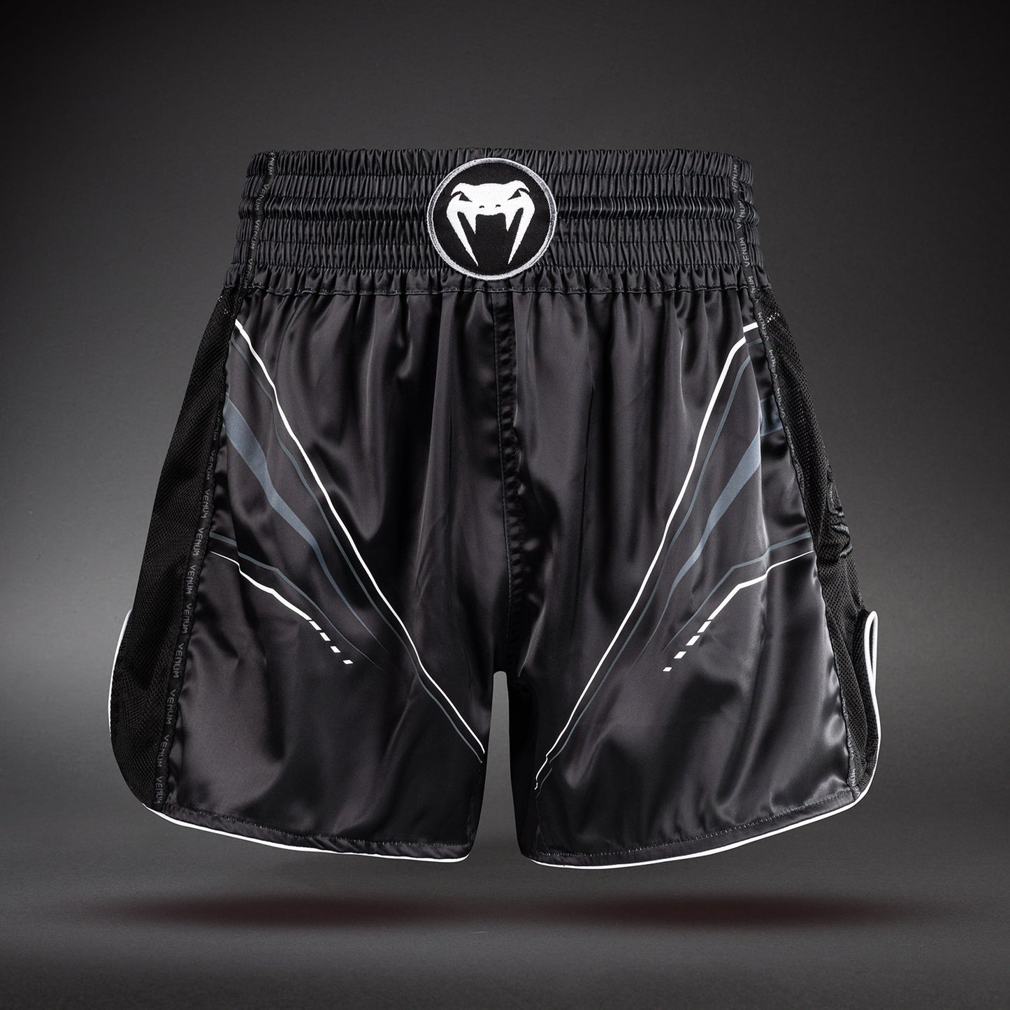 Venum Streamline Short de Muay Thai – Negro/Blanco