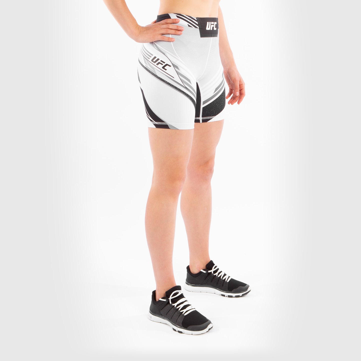 Pantalón De Vale Tudo Para Mujer UFC Venum Authentic Fight Night – Modelo Largo - Blanco