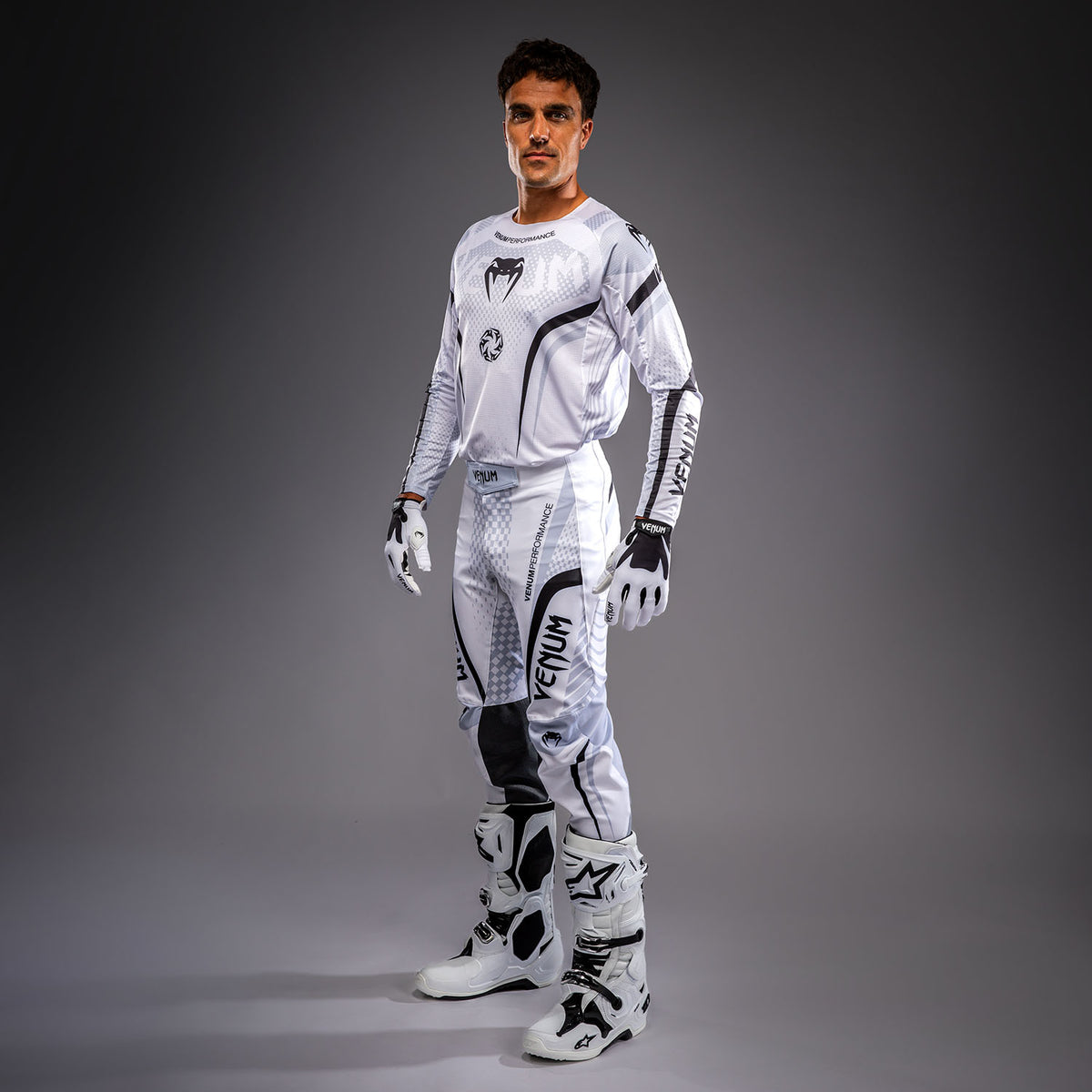 Venum MX Challenger Pantalón de Motorsports - Blanco
