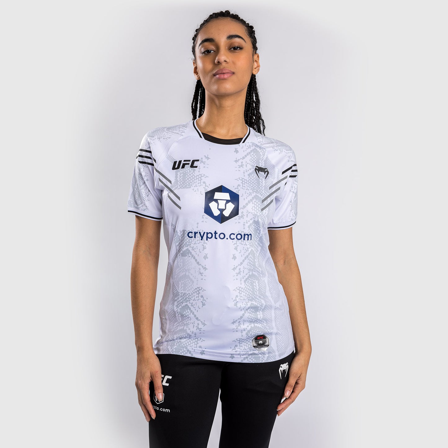 UFC Adrenaline by Venum Authentic Fight Night T-shirt Walkout para Mujer - Blanco
