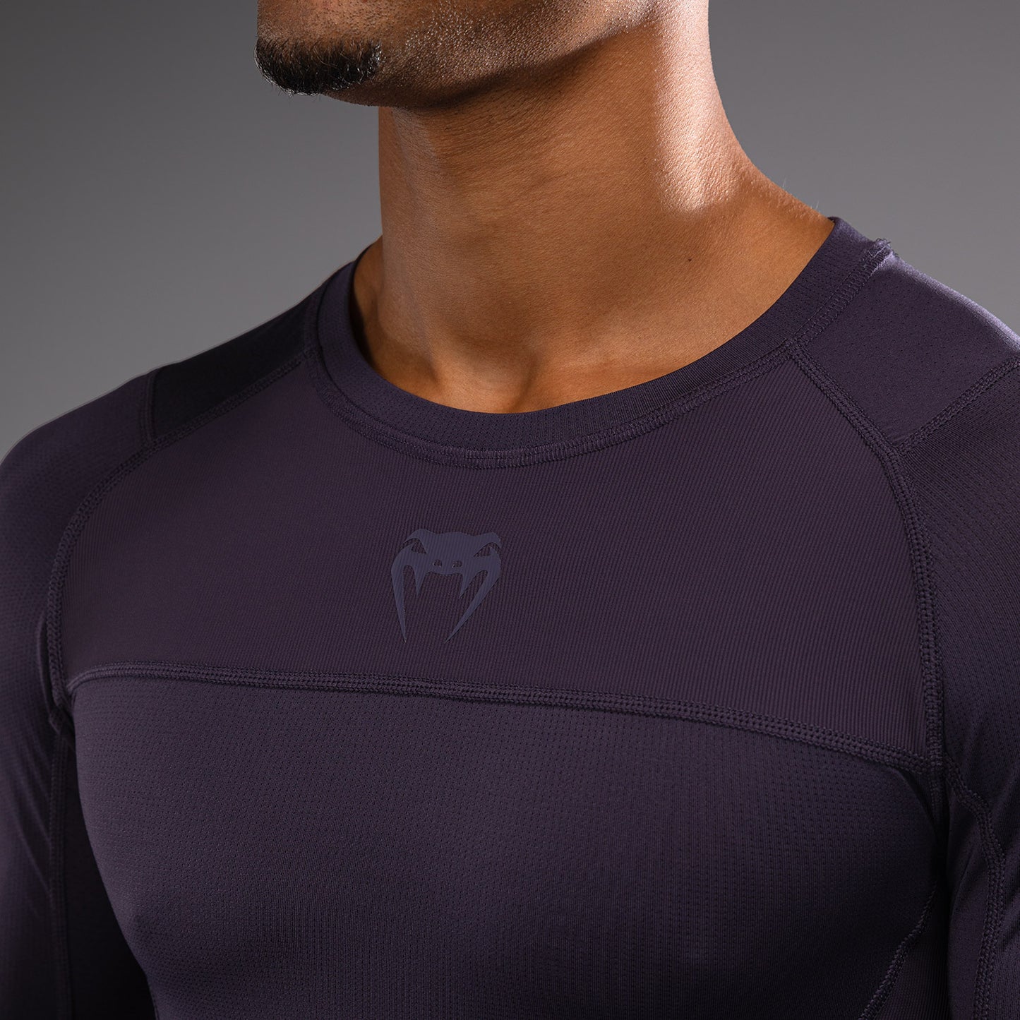 Venum G-Fit Air Rashguard de Manga Larga para Hombre - Púrpura Profundo