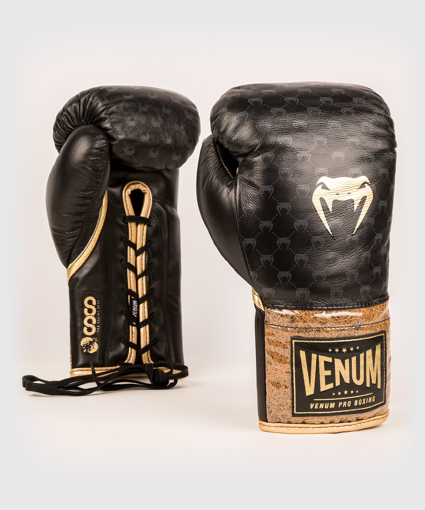 Guantes de boxeo Venum Coco Monogram Pro - Negro intenso