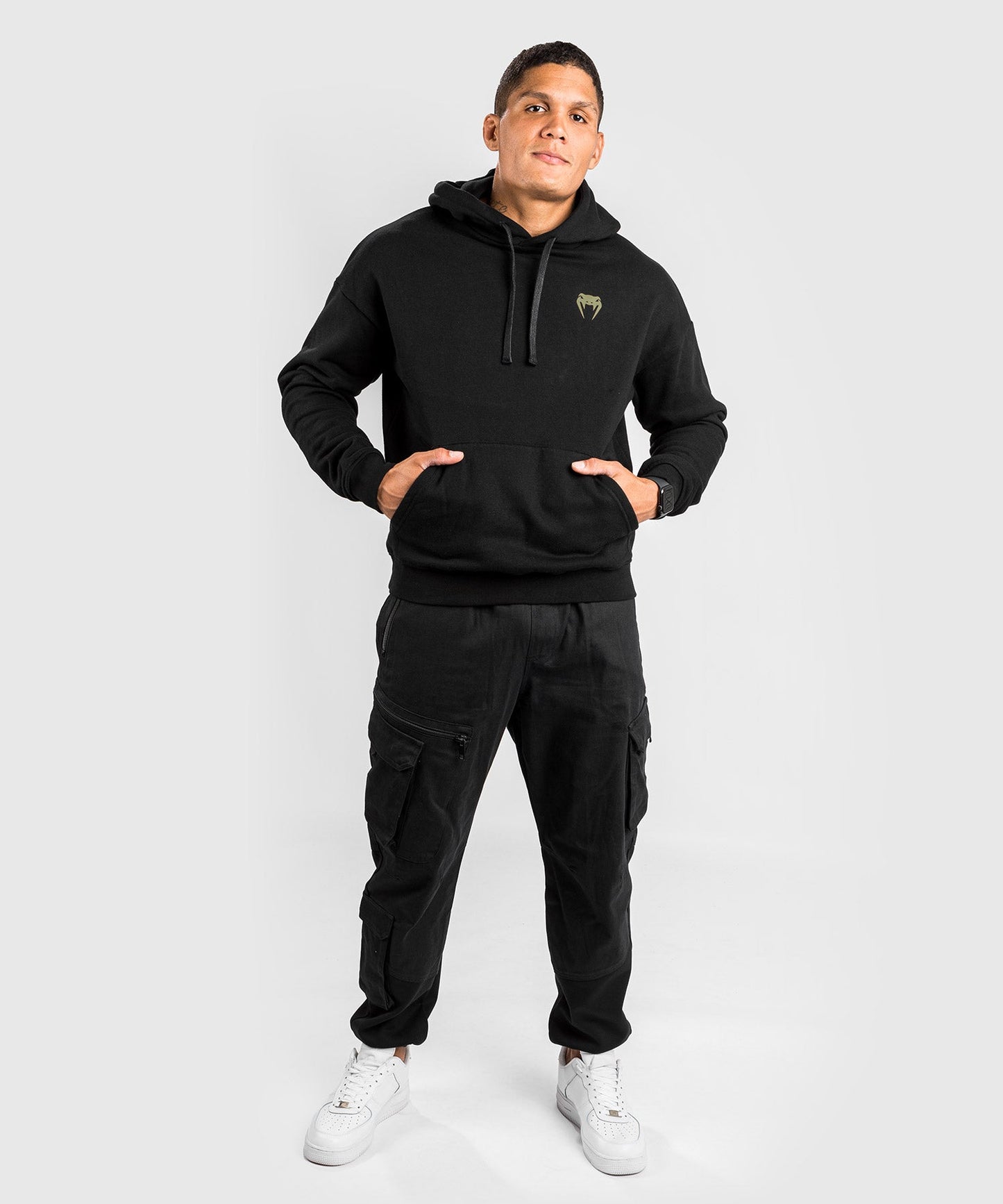 Sudadera con Capucha Venum Fangs - Ajuste Extragrande - Negro