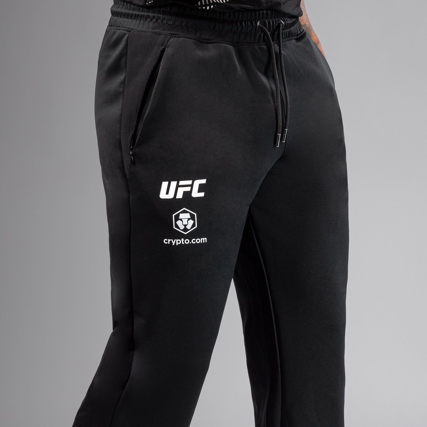 UFC Fusion by Venum Authentic Fight Night Pantalón de Pierna Recta para Hombre - Negro