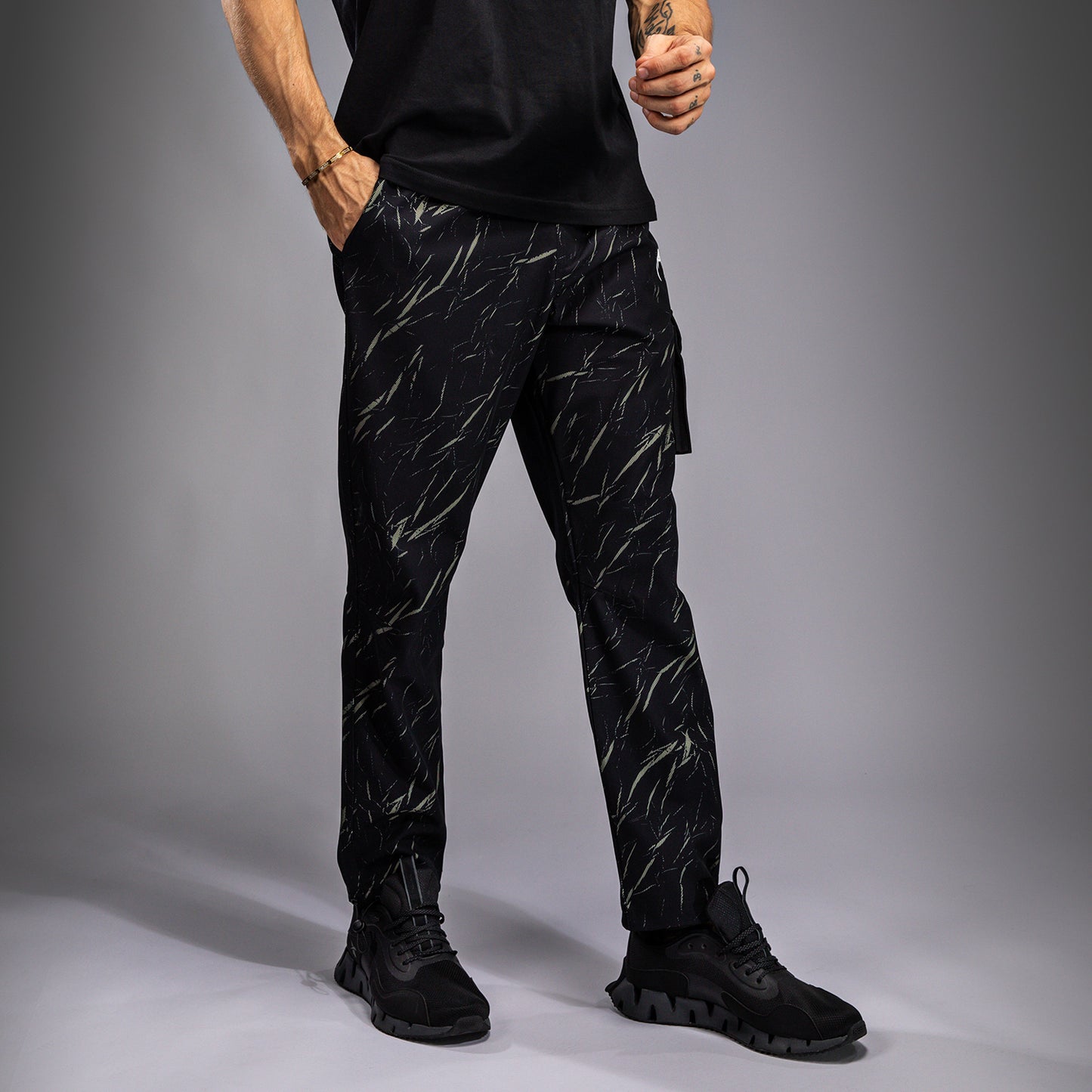 Venum Trooper Pantalones de Chándal Para Hombre - Negro/Arena Piedra
