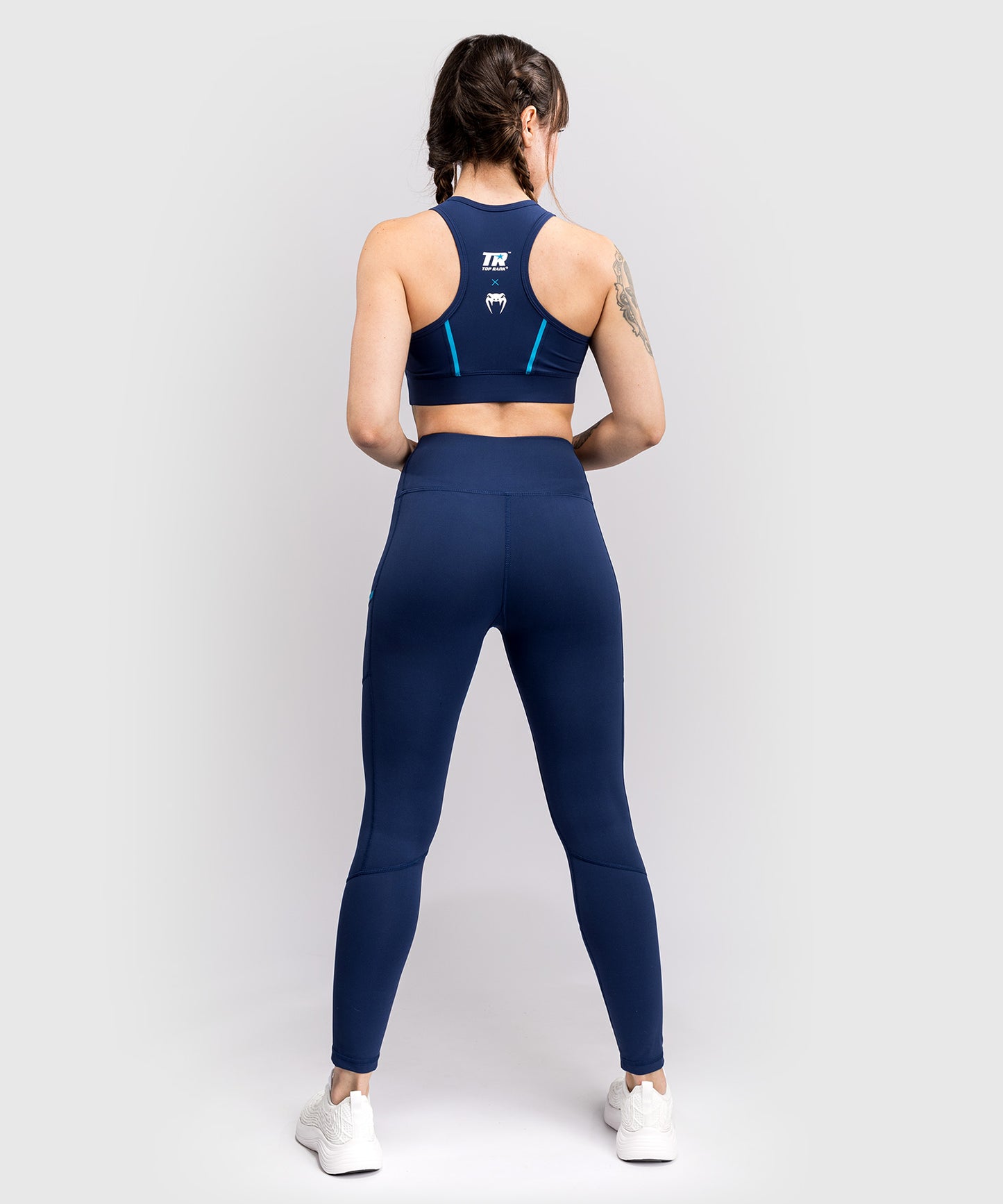 Venum x Top Rank Original Leggings 7/8 para Mujer - Azul Marino