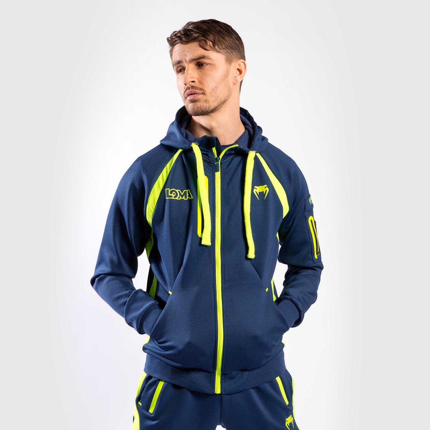 Venum Origins Sudadera con Capucha Loma Edition - Azul/Amarillo