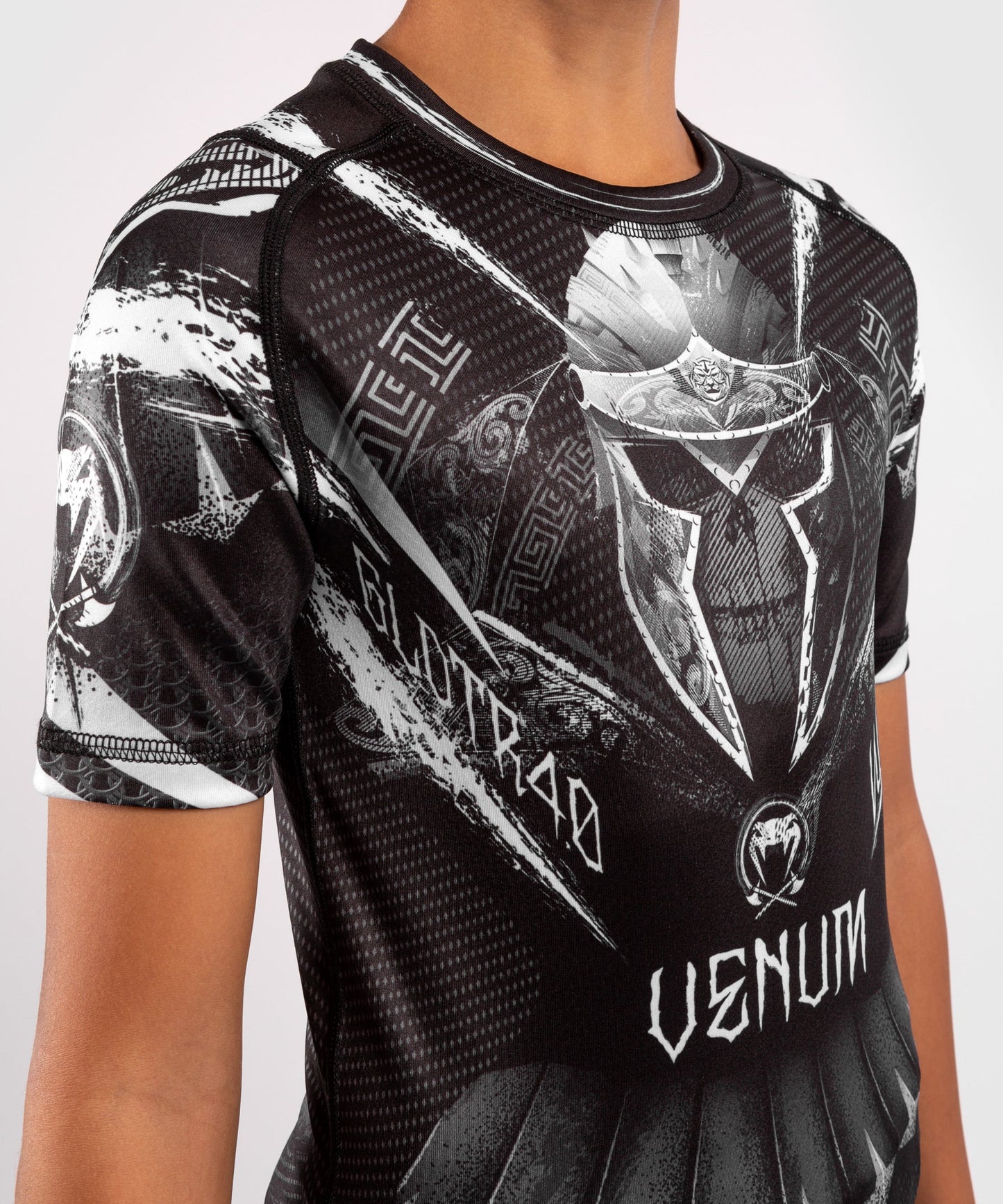 Rashguard manga corta para niños Venum GLDTR 4.0