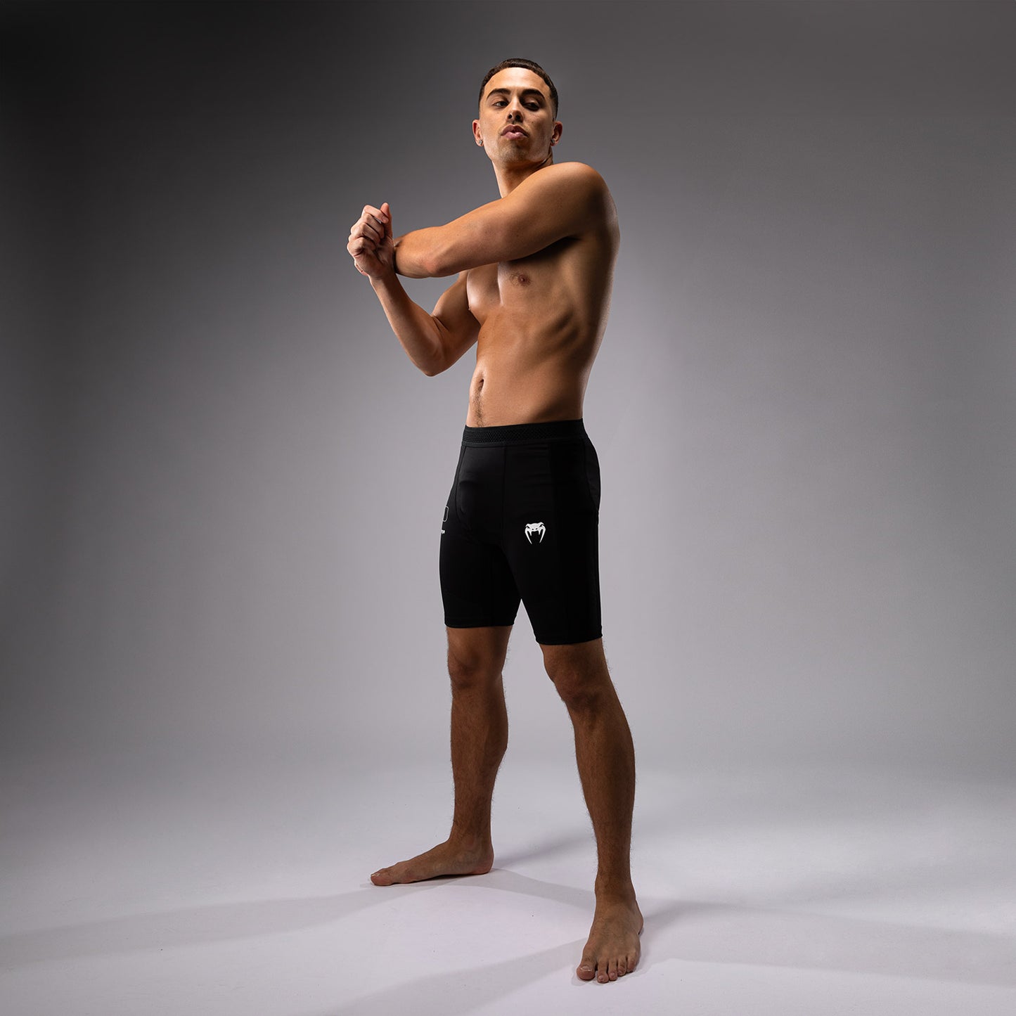 Venum Tactical XT Pantalones cortos Vale Tudo - Negro/Rojo Fuego