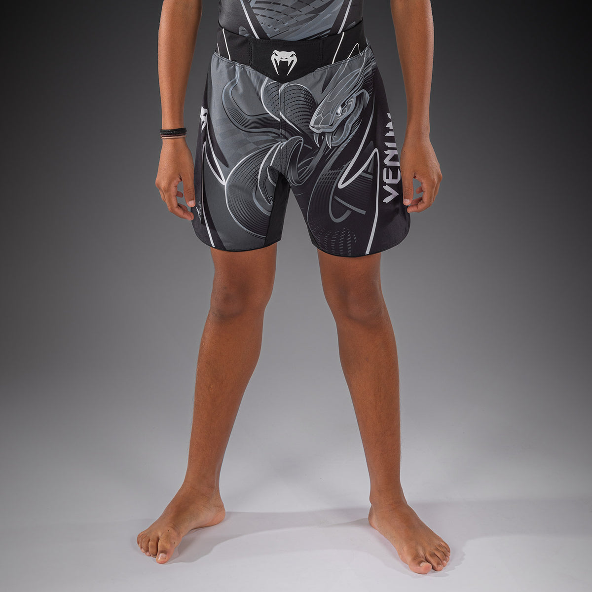 Venum Crimson Viper 2.0 Fightshorts para niño - Negro/Gris