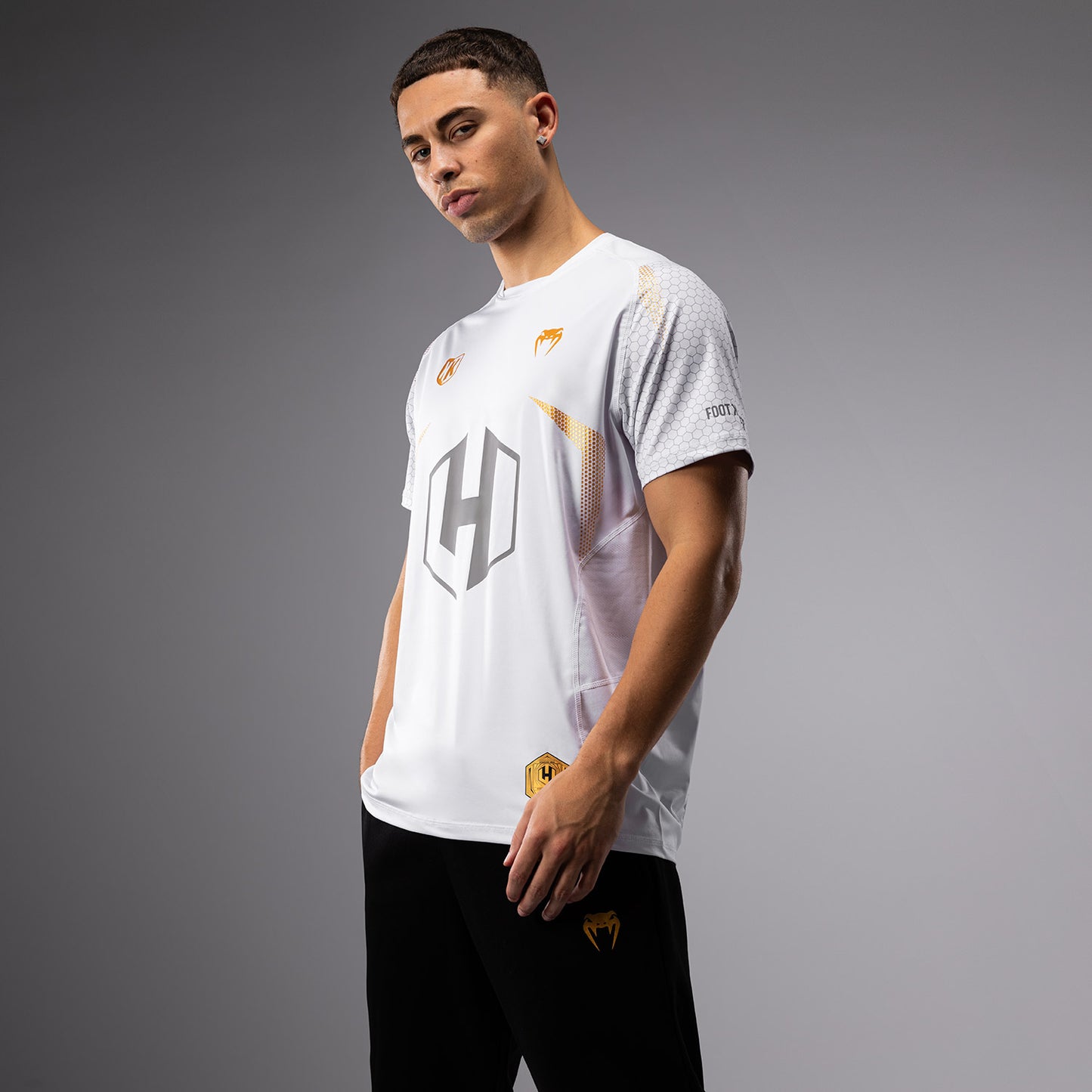 FK x Venum Hexagone MMA Camiseta  - Blanca/Oro