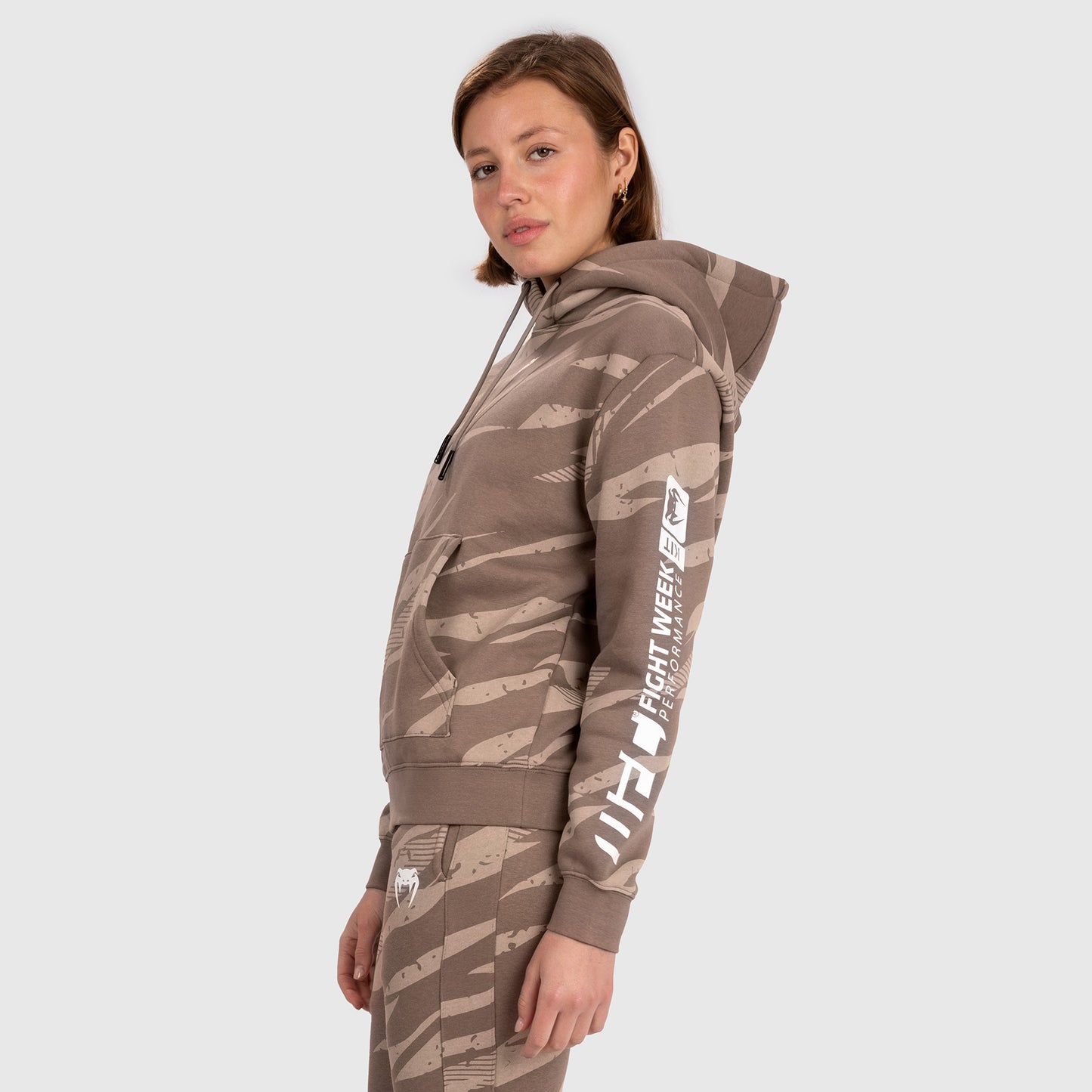 UFC Adrenaline By Venum Fight Week Sudadera Con Capucha para Mujer - Desert Camo