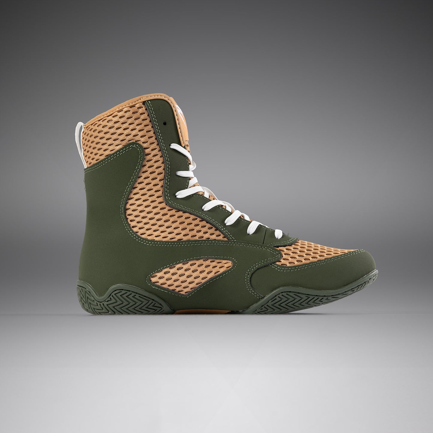 Venum Contender Zapatillas de Boxeo - Verde Militar/Arena