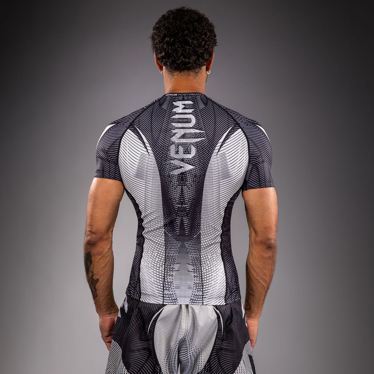 Venum Galactic 3.0 Rashguard Manga Corta - Blanco Hueso/Negro