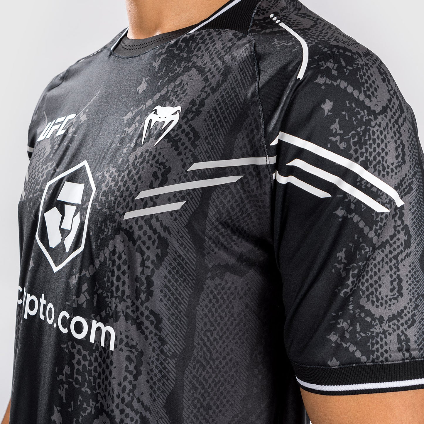 UFC Adrenaline by Venum Authentic Fight Night Camiseta Jersey para Hombre - Negro