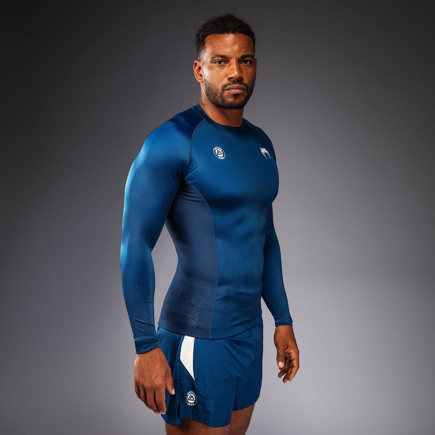 Venum x Roger Gracie Academy Rashguard Manga Larga - Azul