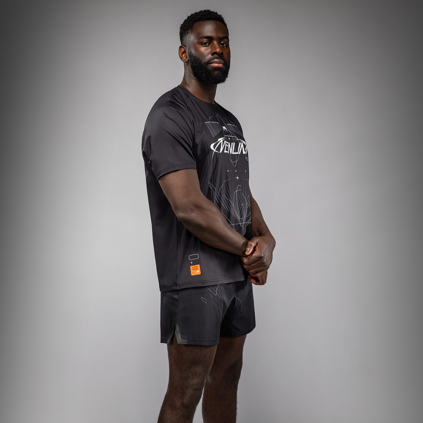 Venum Eclipse Camiseta Dry-Tech – Negro/Plata
