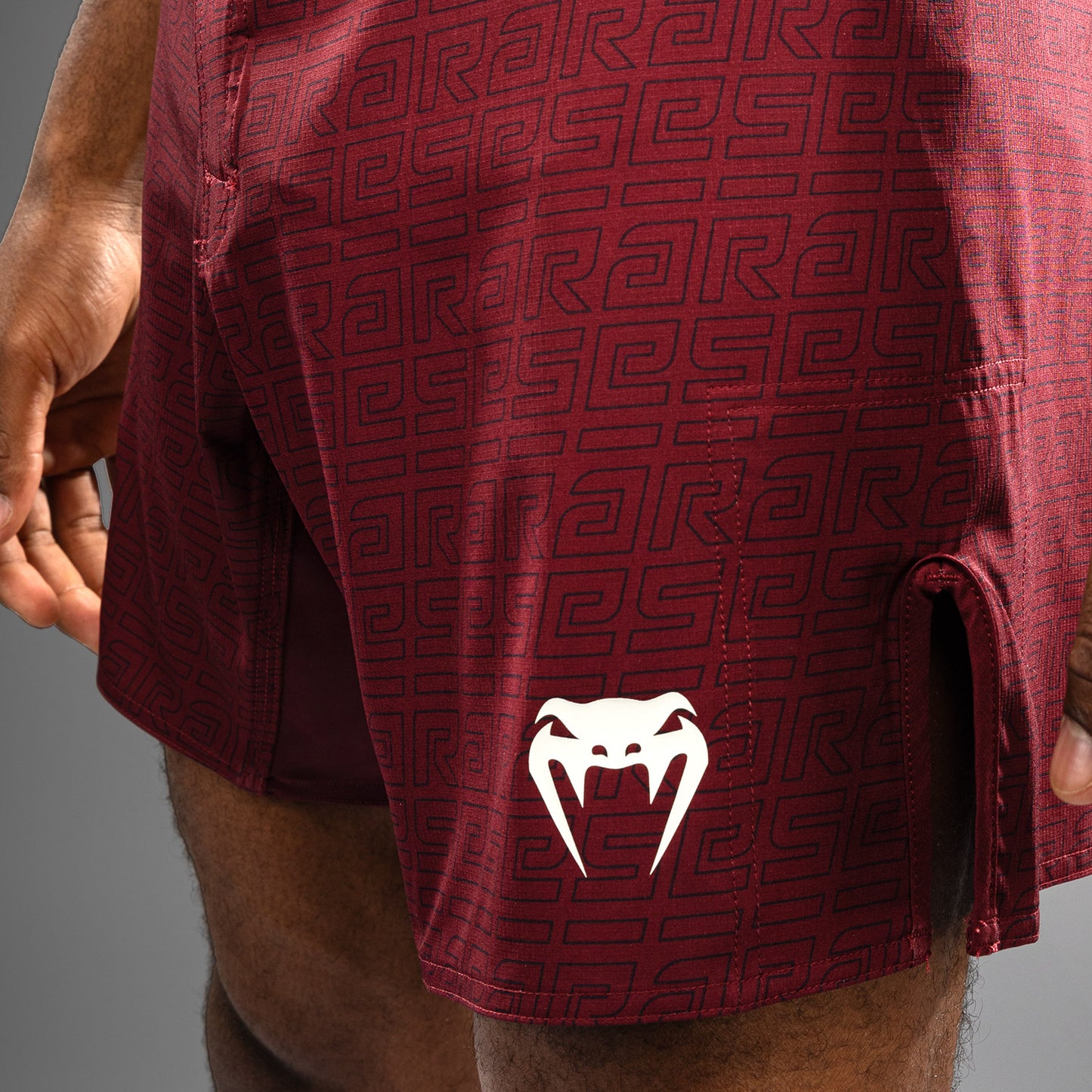Venum x Ares Pantalones de Lucha para Hombre - Burdeos