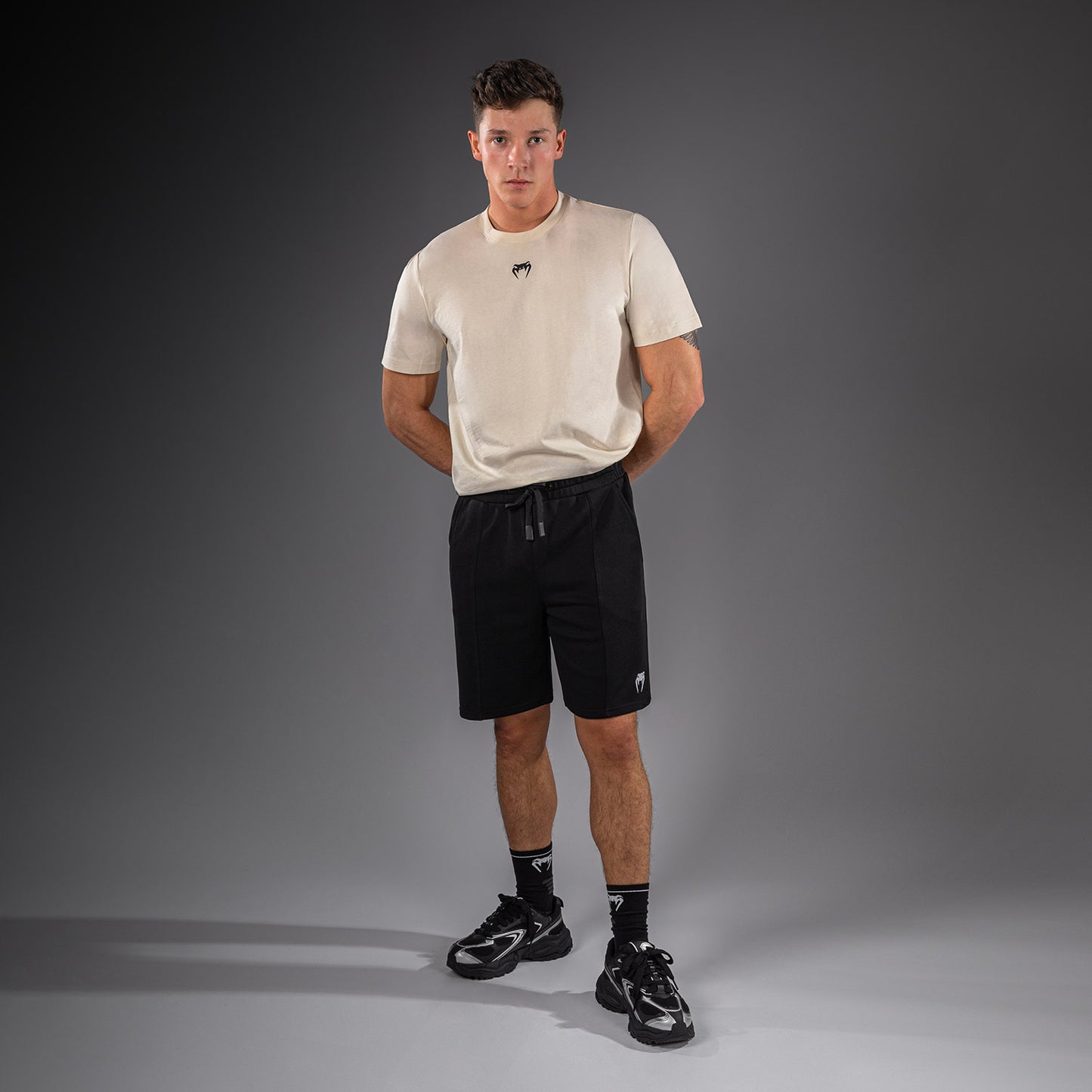 Venum Classic Fleece Short de Algodón - Negro