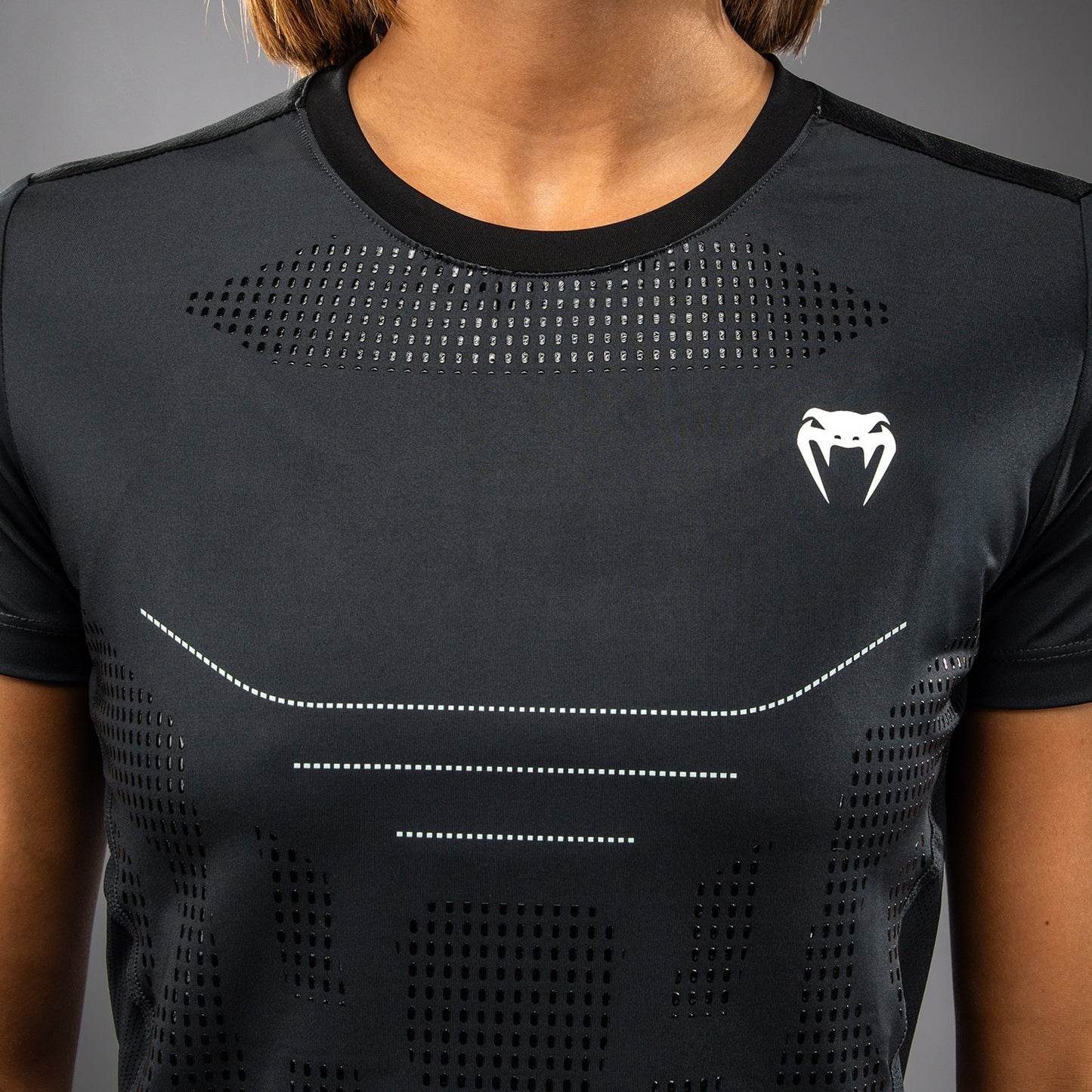 Venum Technical 3.0 Camiseta Dry Tech para Mujeres - Storm Grey
