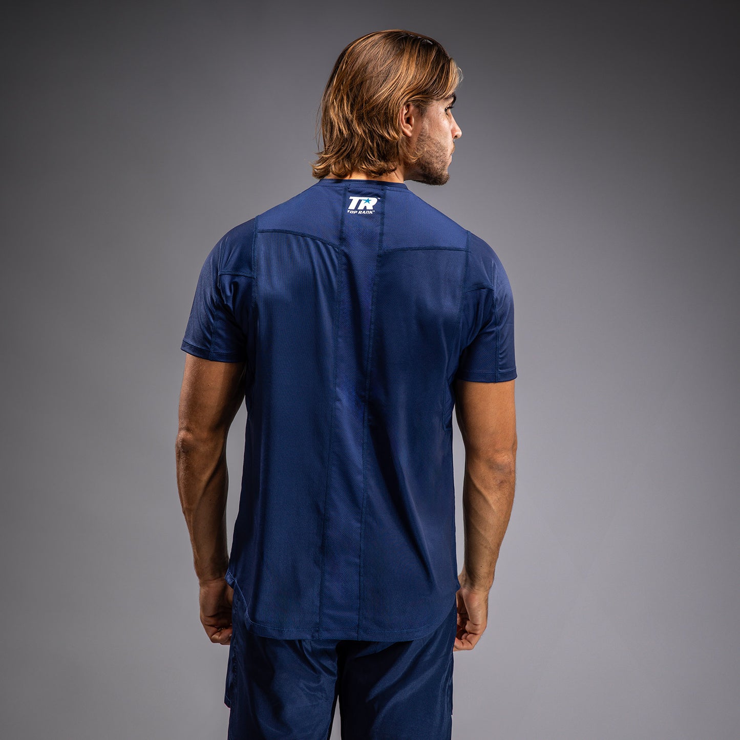 Venum x Top Rank Original Camiseta Dry-Tech para Hombre - Azul Marino