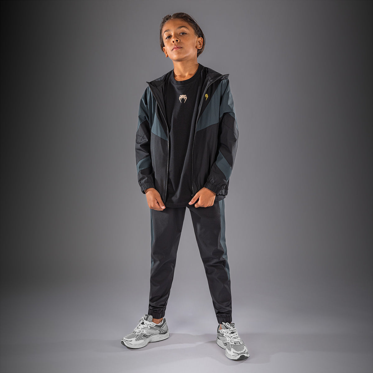 Venum Vectra Chaqueta de chándal infantil - Negro/Dorado