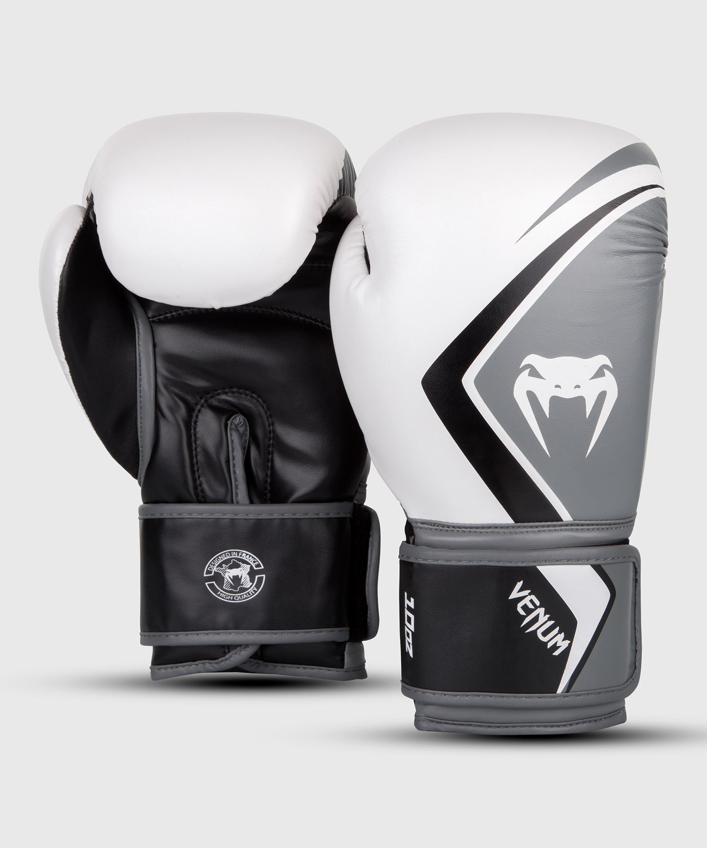 Guantes de Boxeo Venum Contender 2.0 - Blanco/Gris-Negro